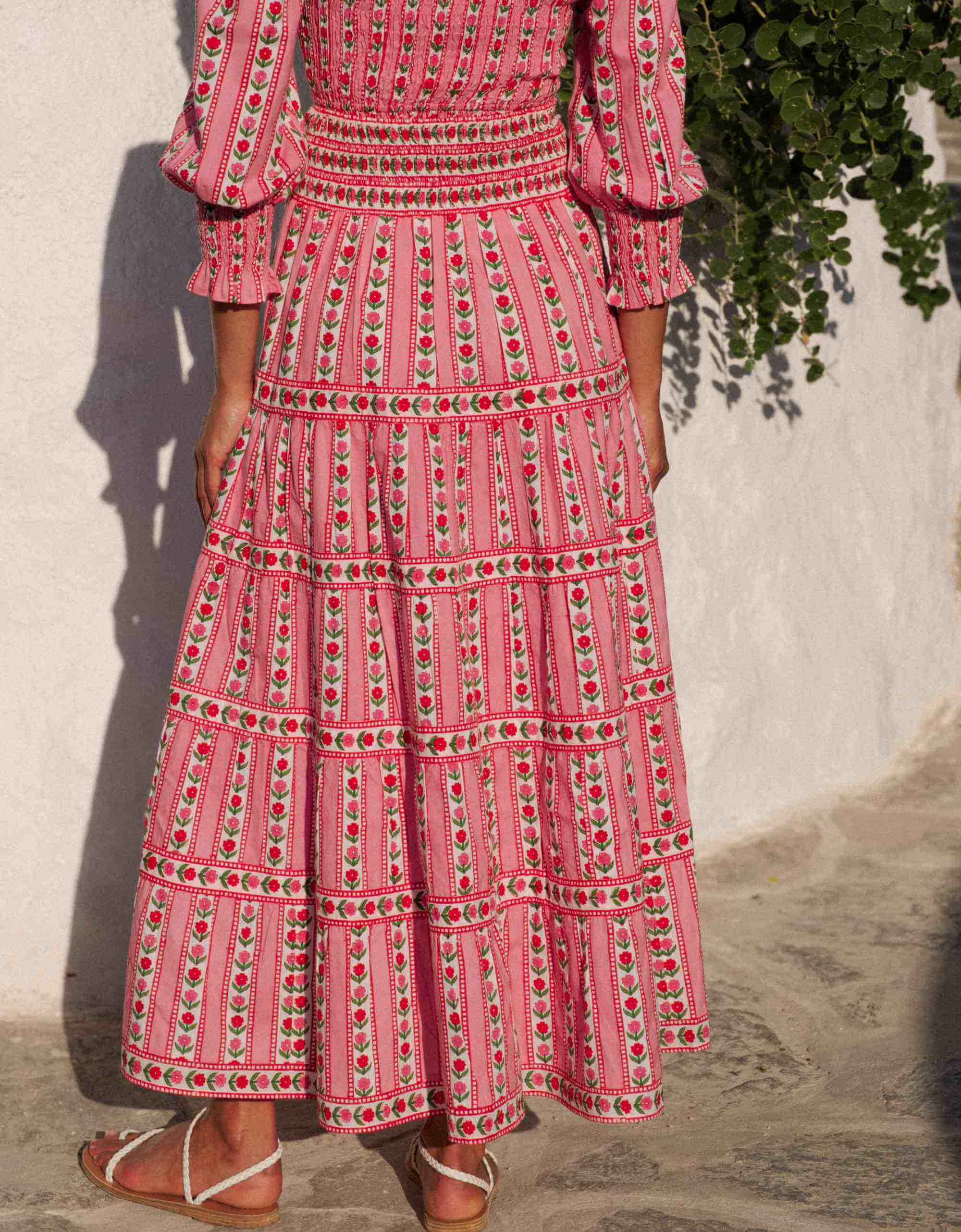 Pink City Prints Alpine Rose Rah Rah Skirt