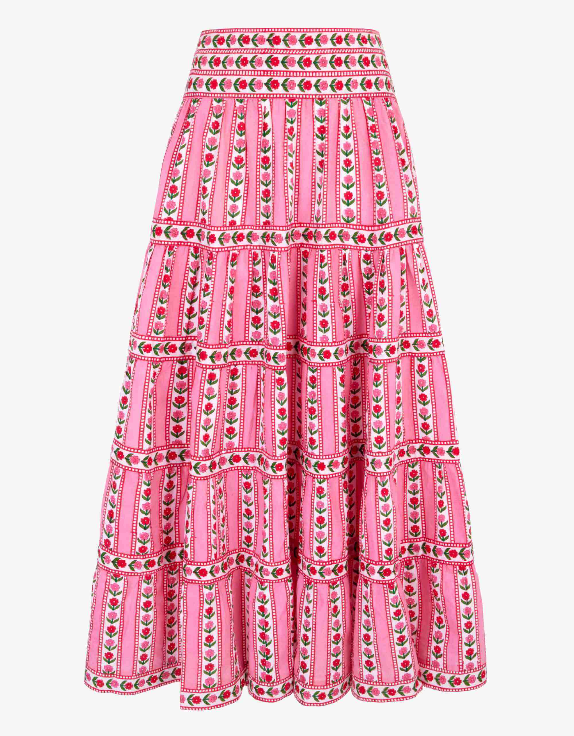 Pink City Prints Alpine Rose Rah Rah Skirt