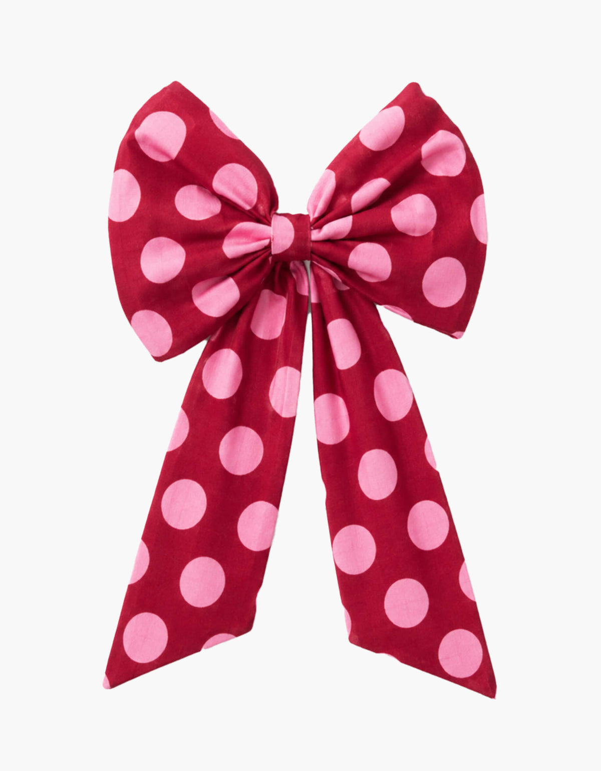Pink City Prints Berry Polka Big Bow