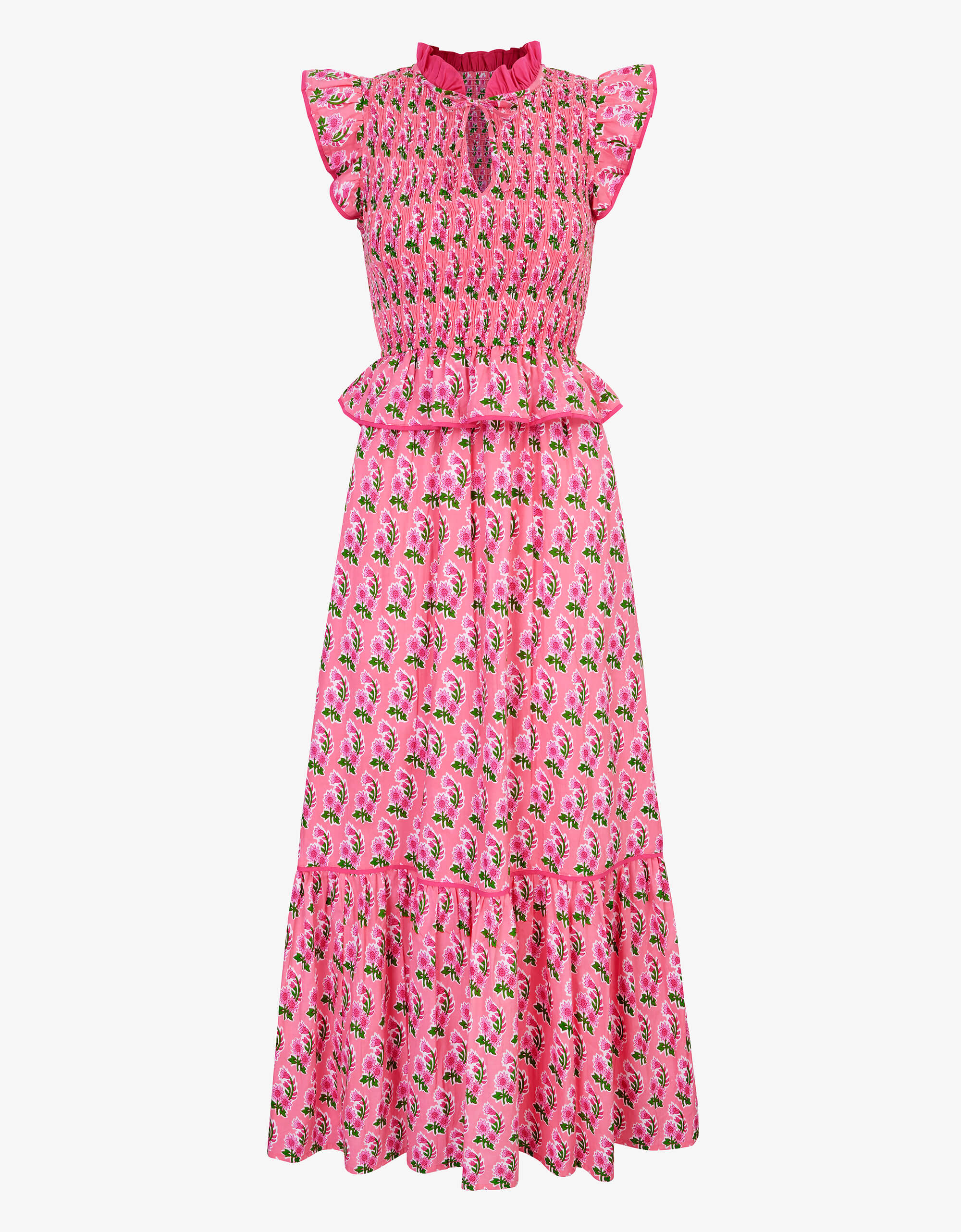 Pink City Prints Bubblegum Zinnia Harper Dress