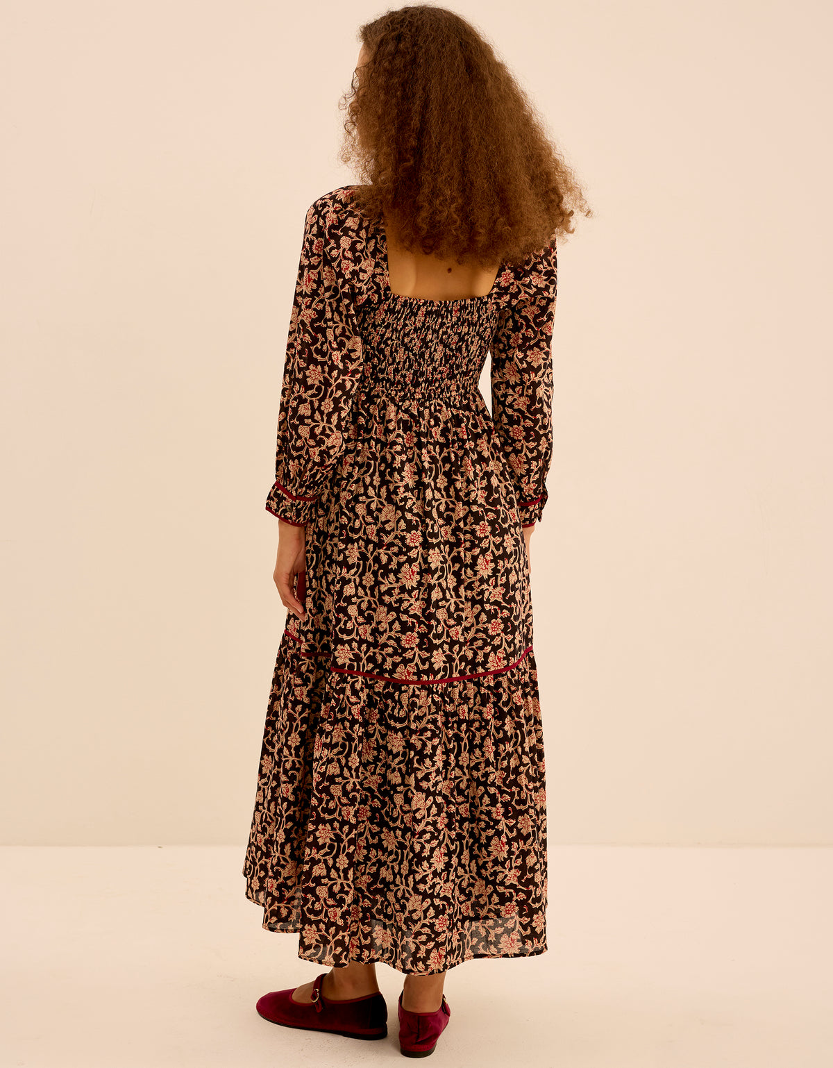Pink City Prints Chanderi Jaal Riley Dress