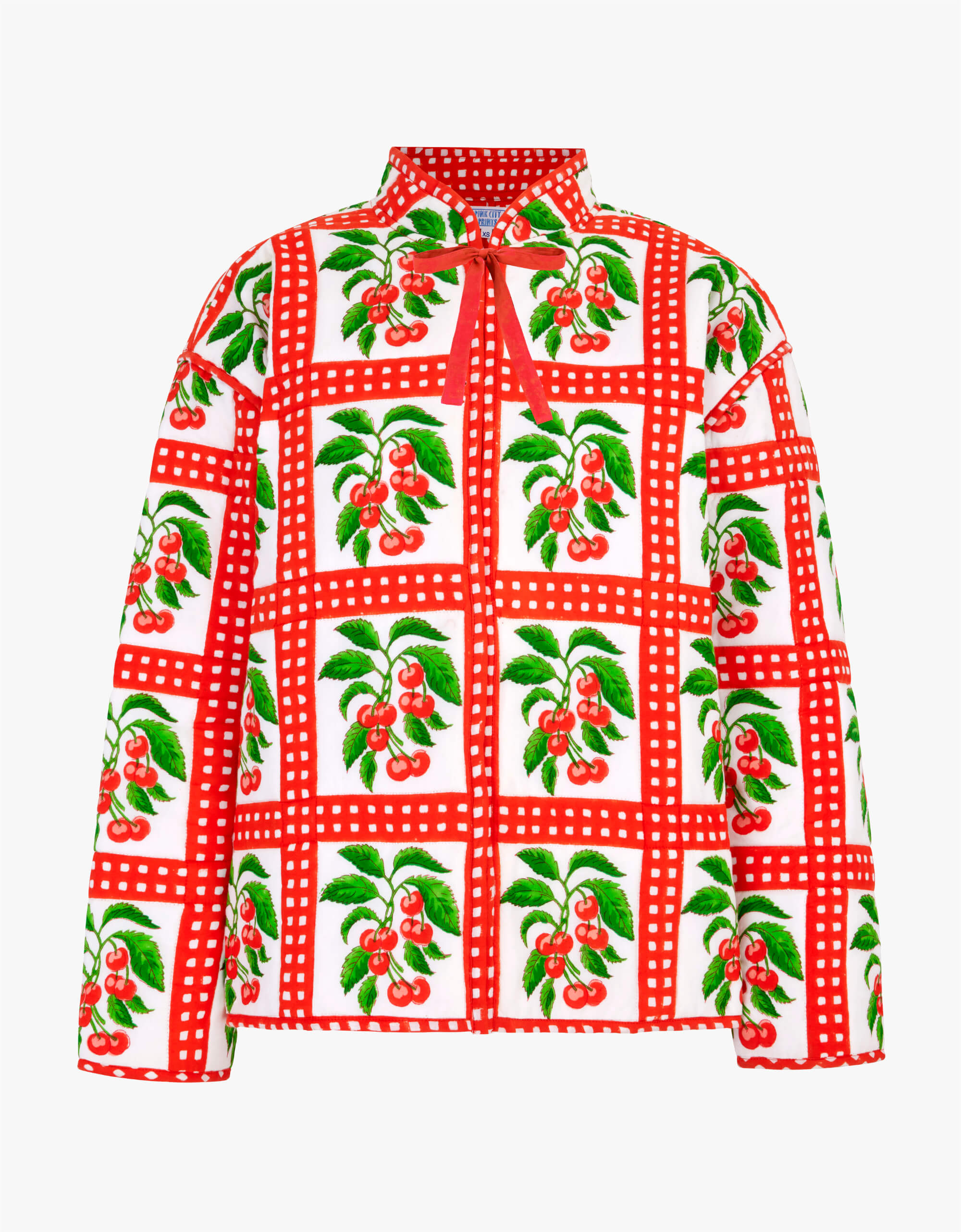 Pink City Prints Cherry Picnic Penny Jacket
