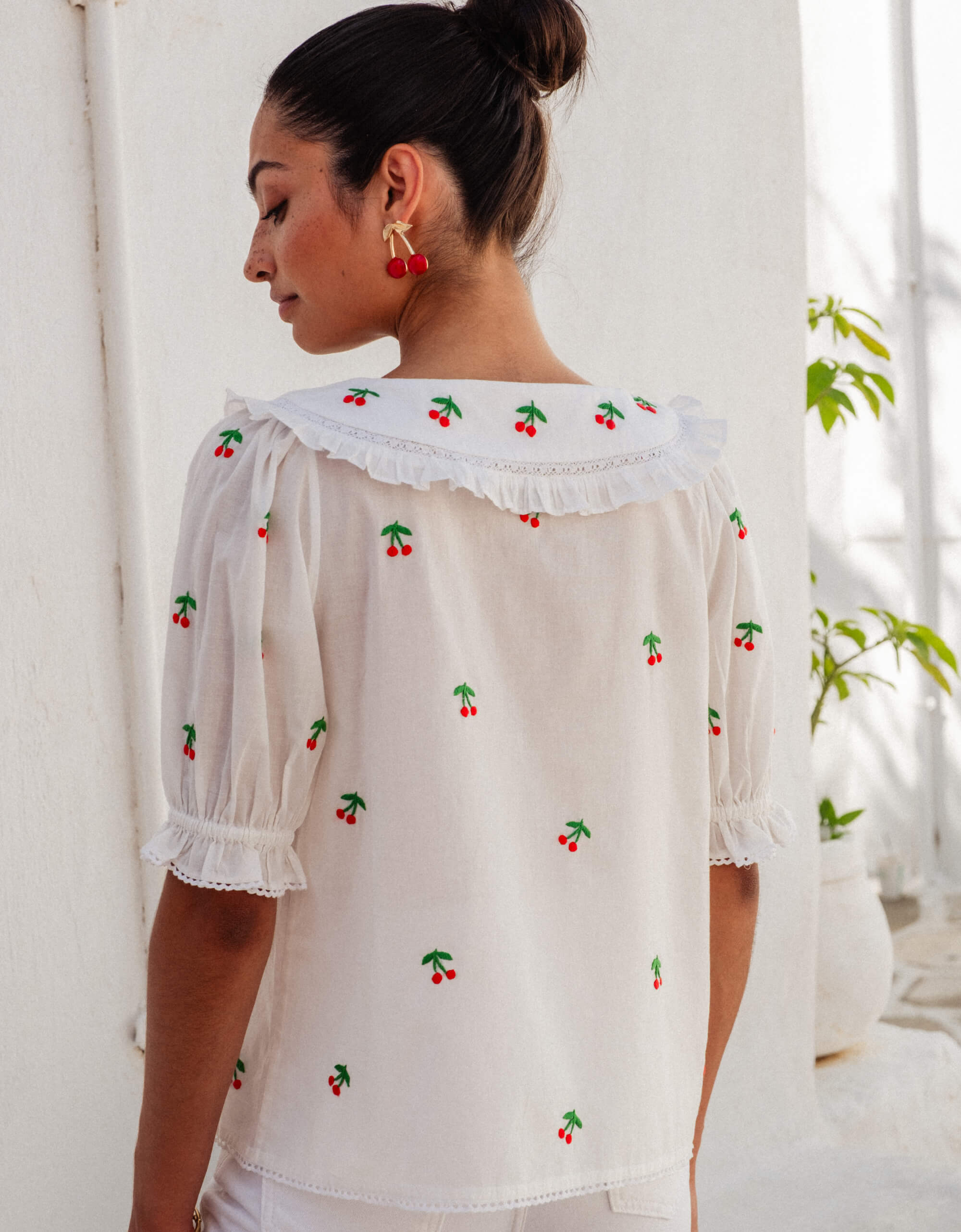 Pink City Prints Cherrylicious Ava Blouse