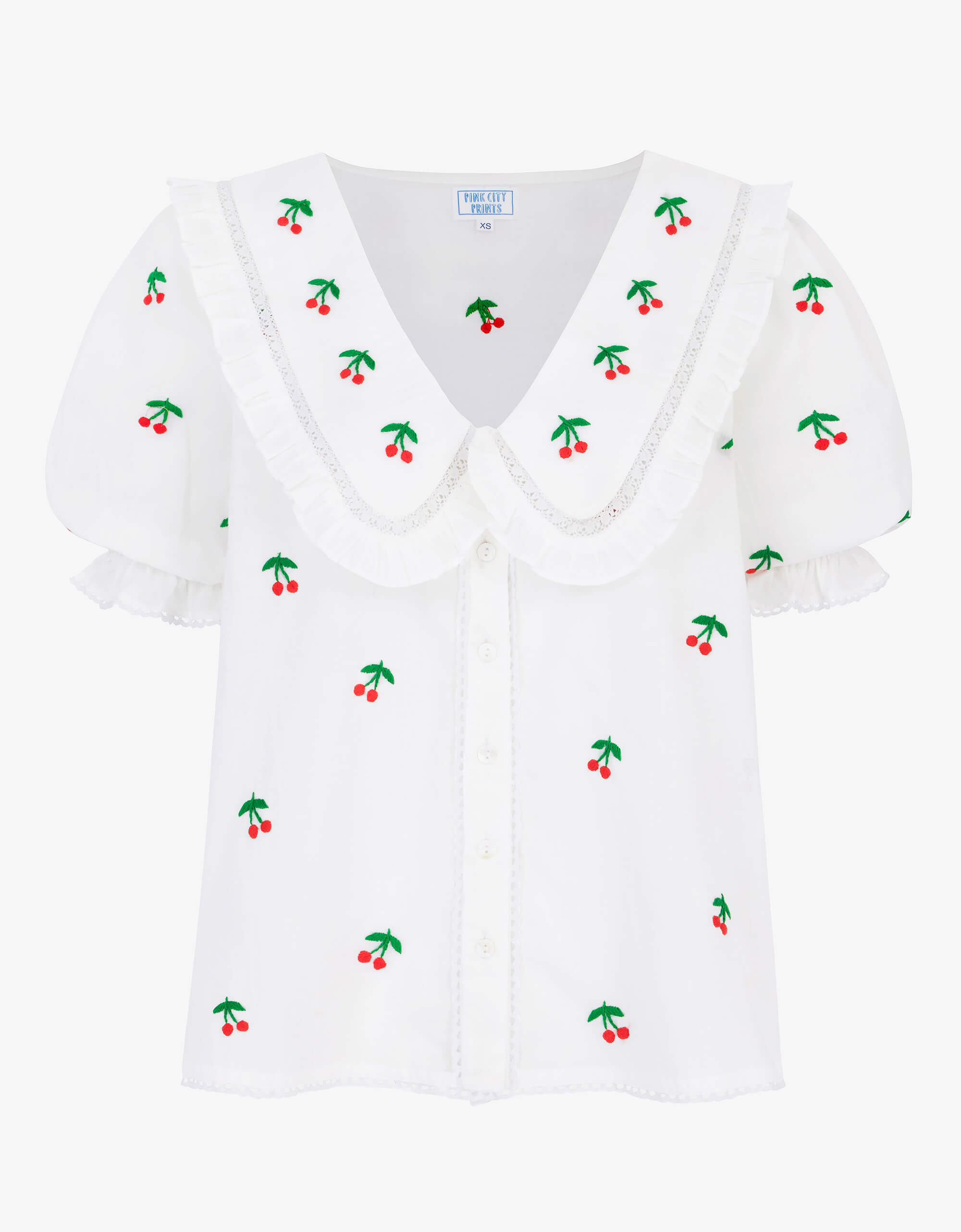 Pink City Prints Cherrylicious Ava Blouse