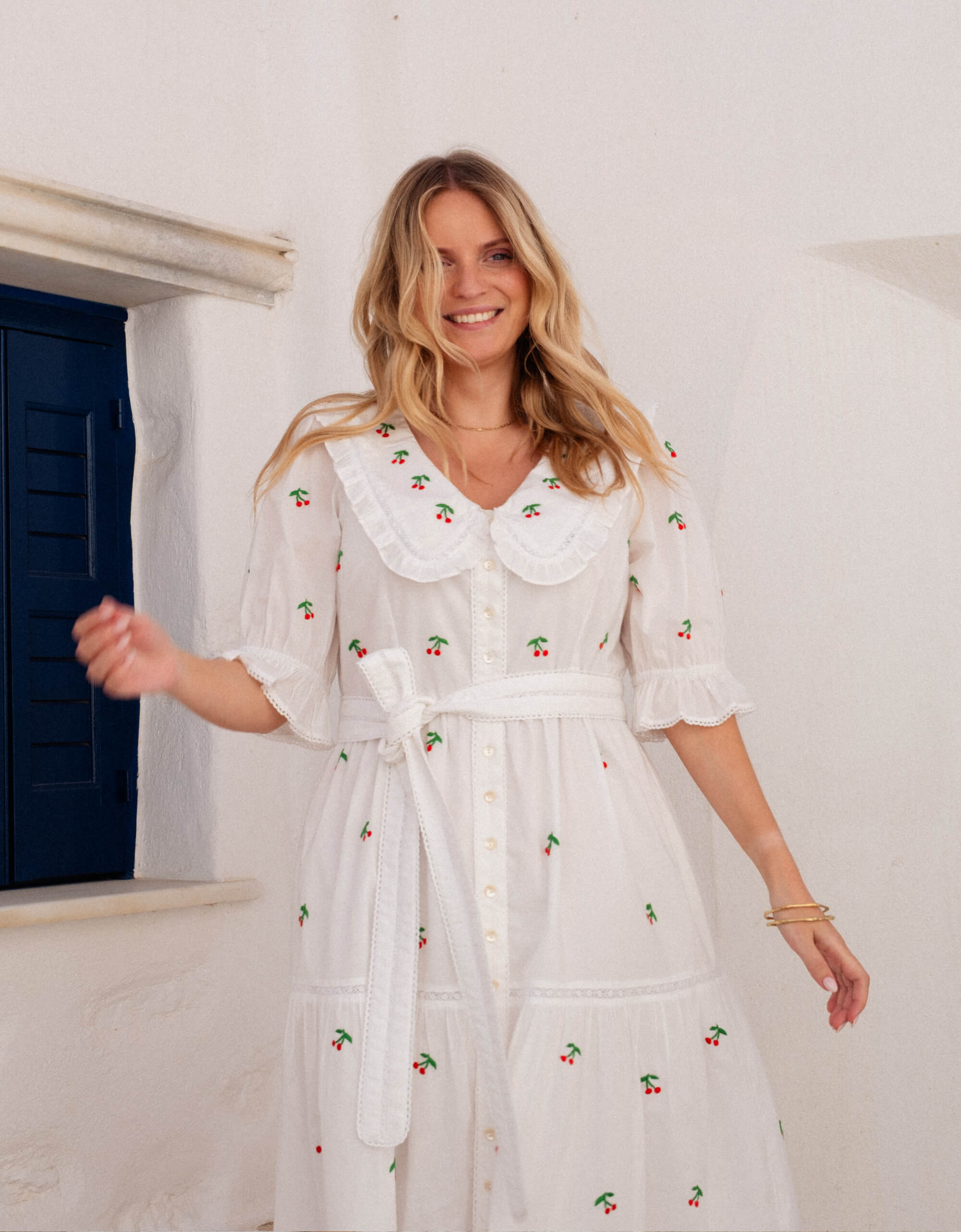 Pink City Prints Cherrylicious Francis Dress