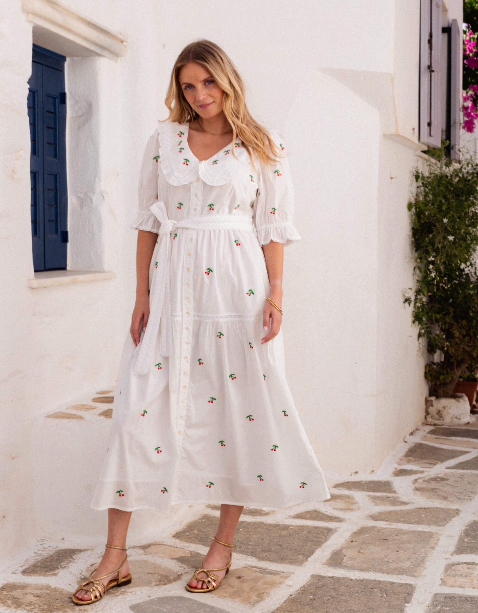 Pink City Prints Cherrylicious Francis Dress