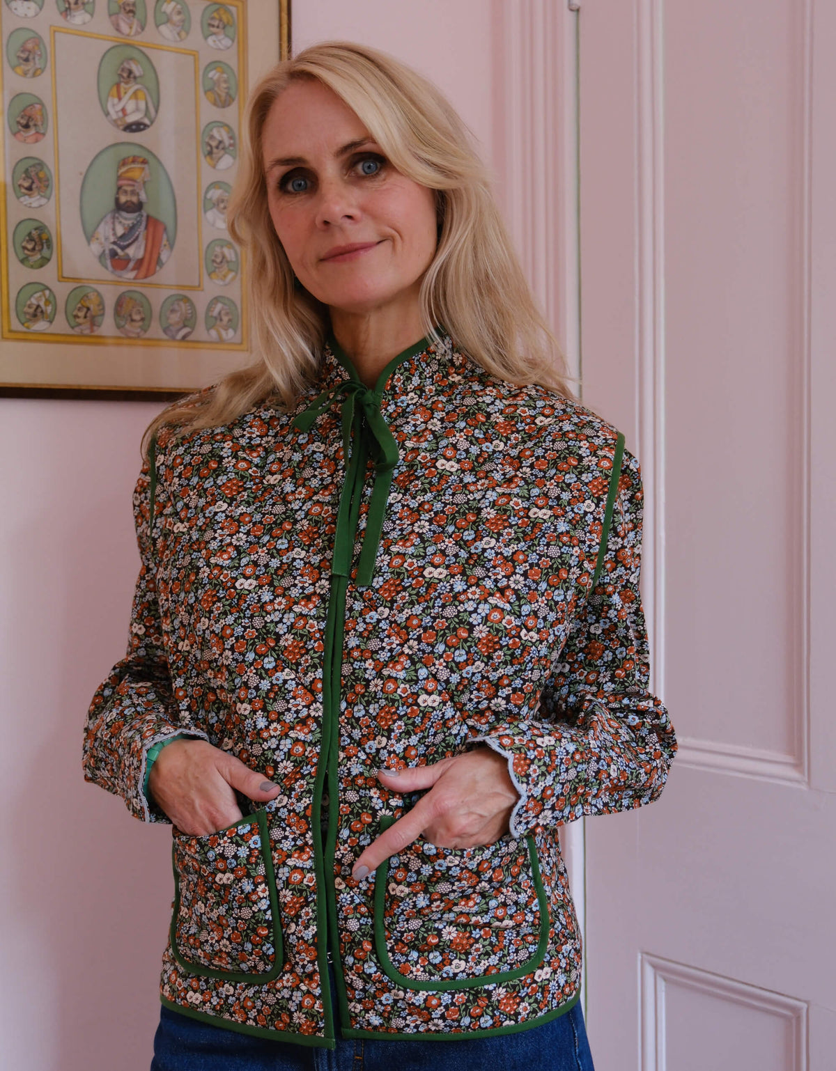 Pink City Prints Cinnamon Meadow Maggie Gilet