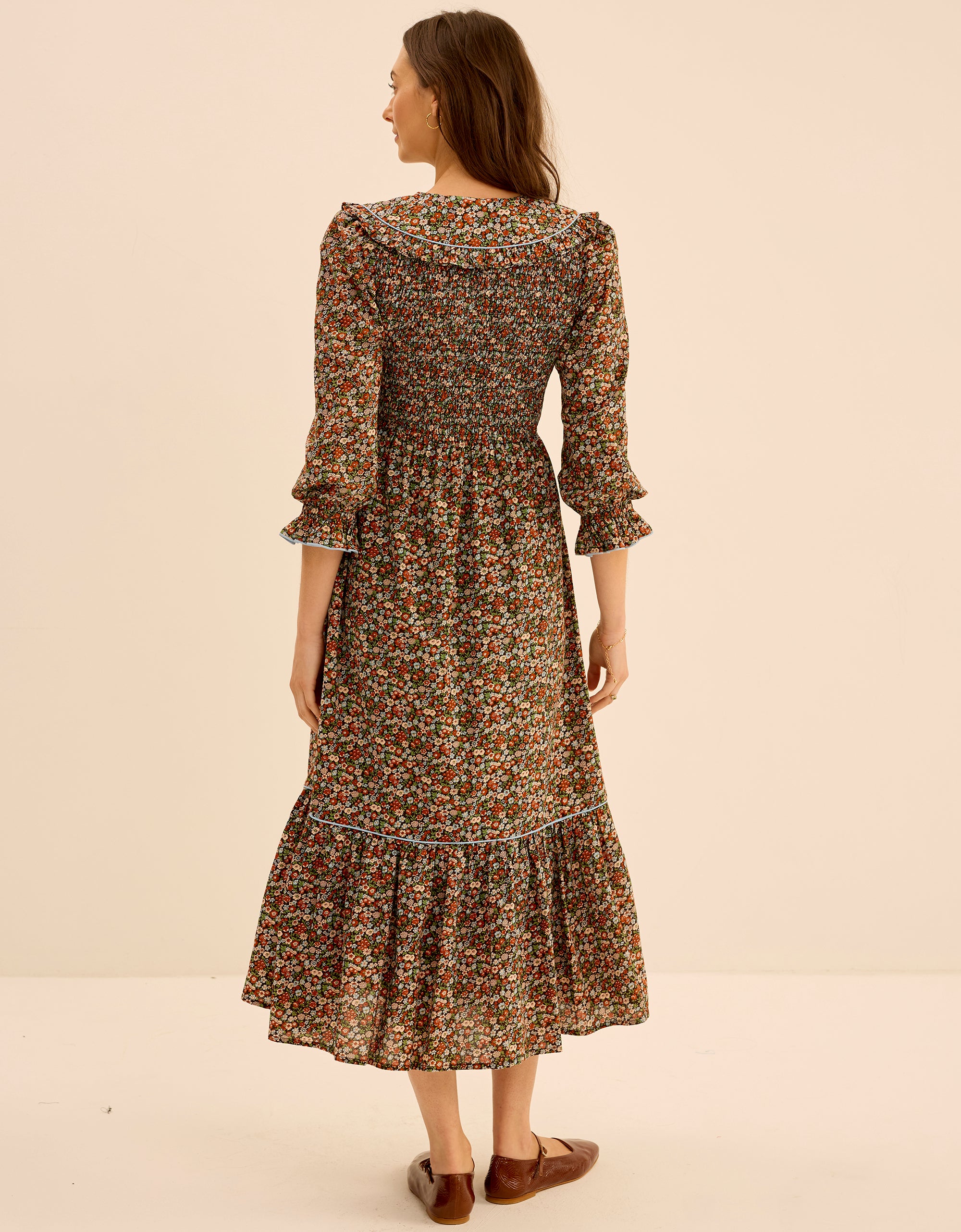 Pink City Prints Cinnamon Meadow Rita Dress