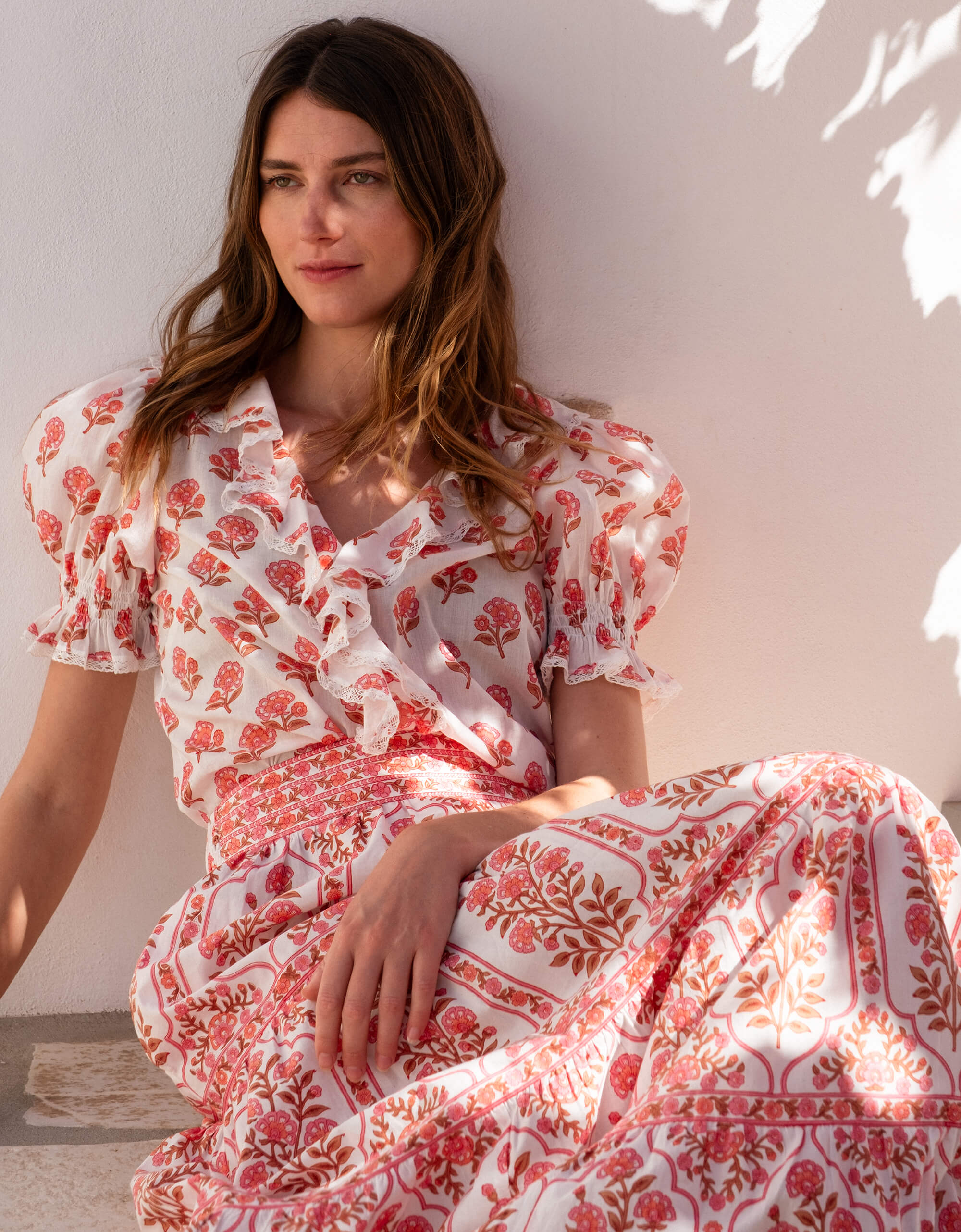 Pink City Prints Desert Blush Rosie Blouse