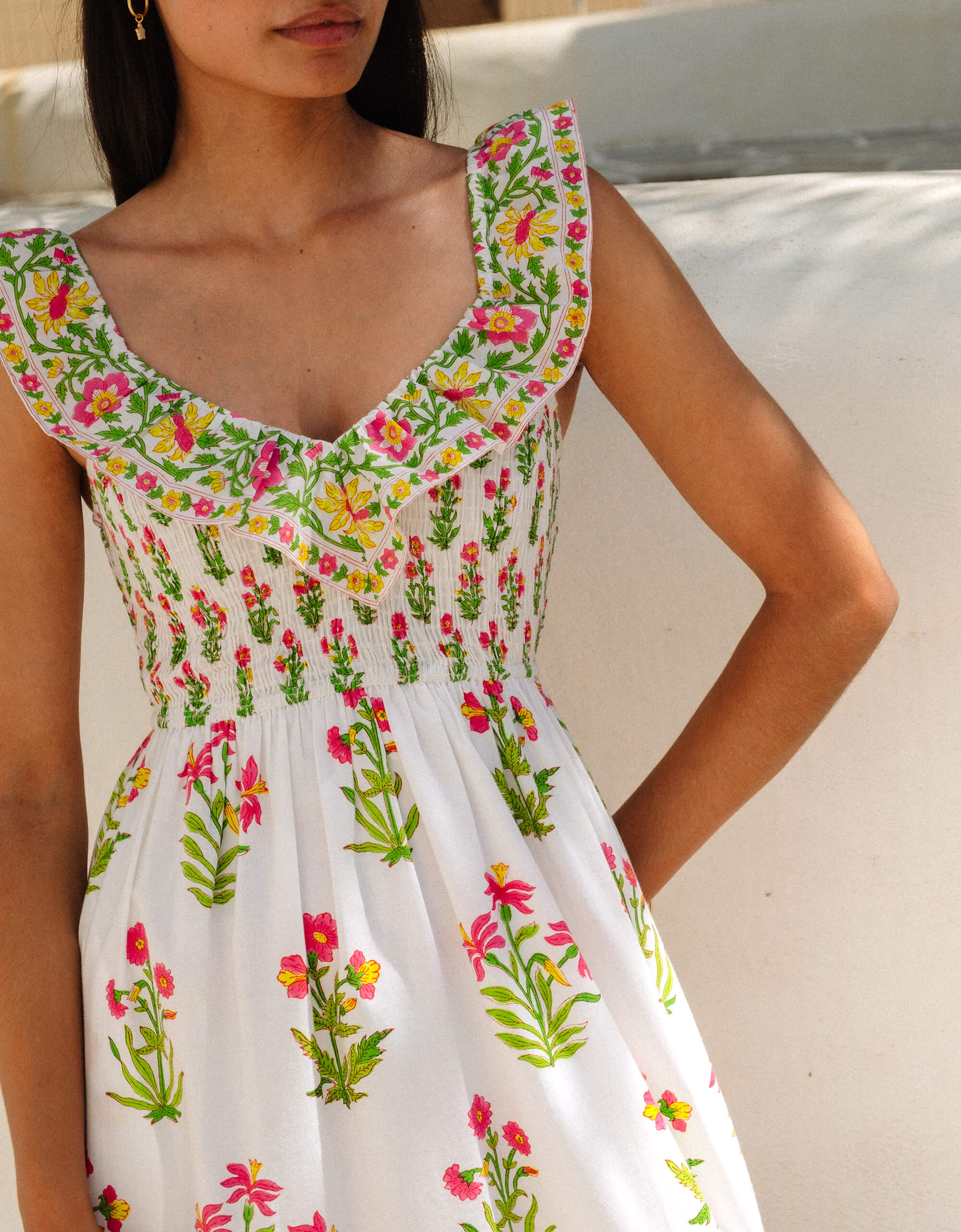 Pink City Prints Electric Meadow Paxos Dress