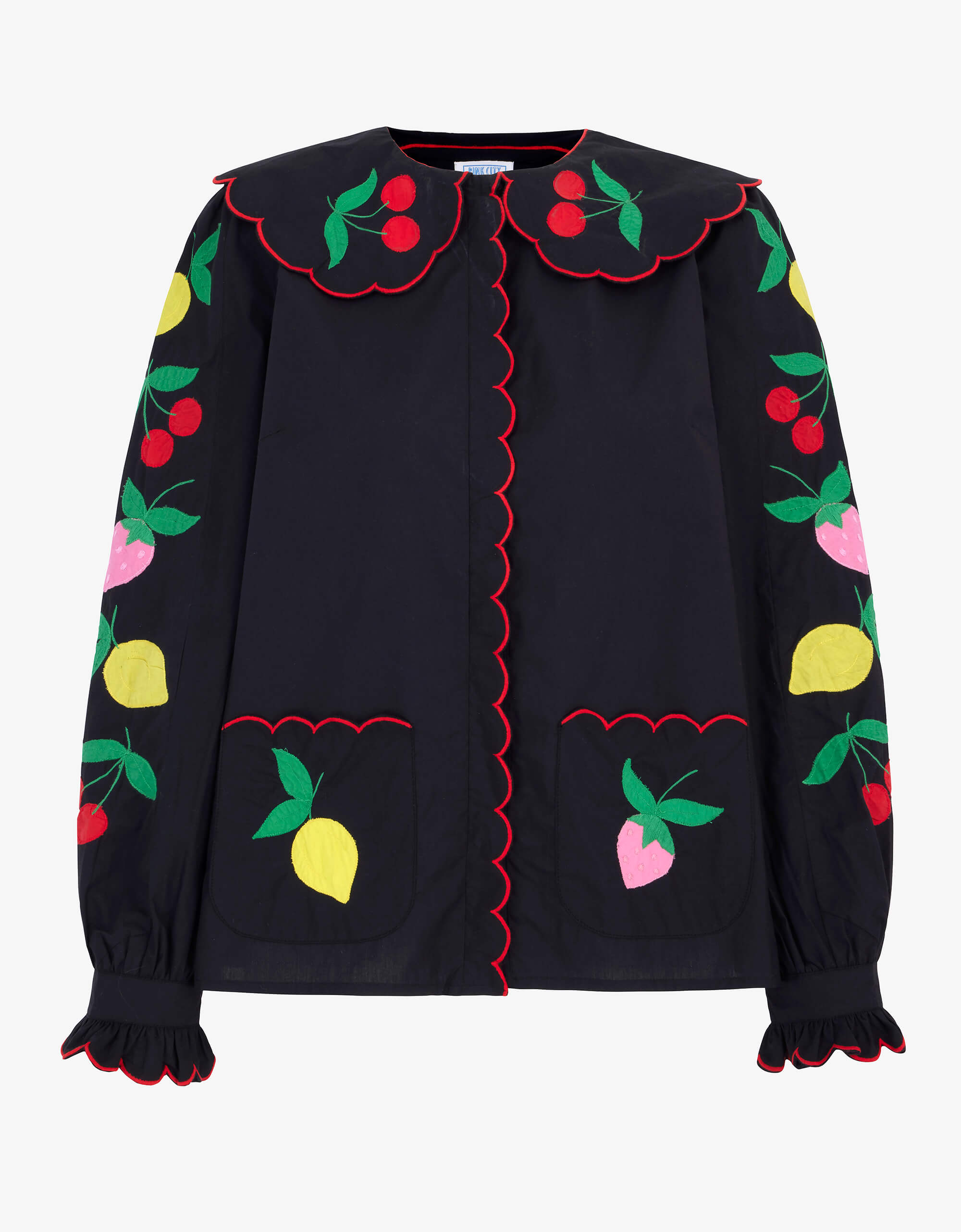 Pink City Prints Feeling Fruity Apple Blouse