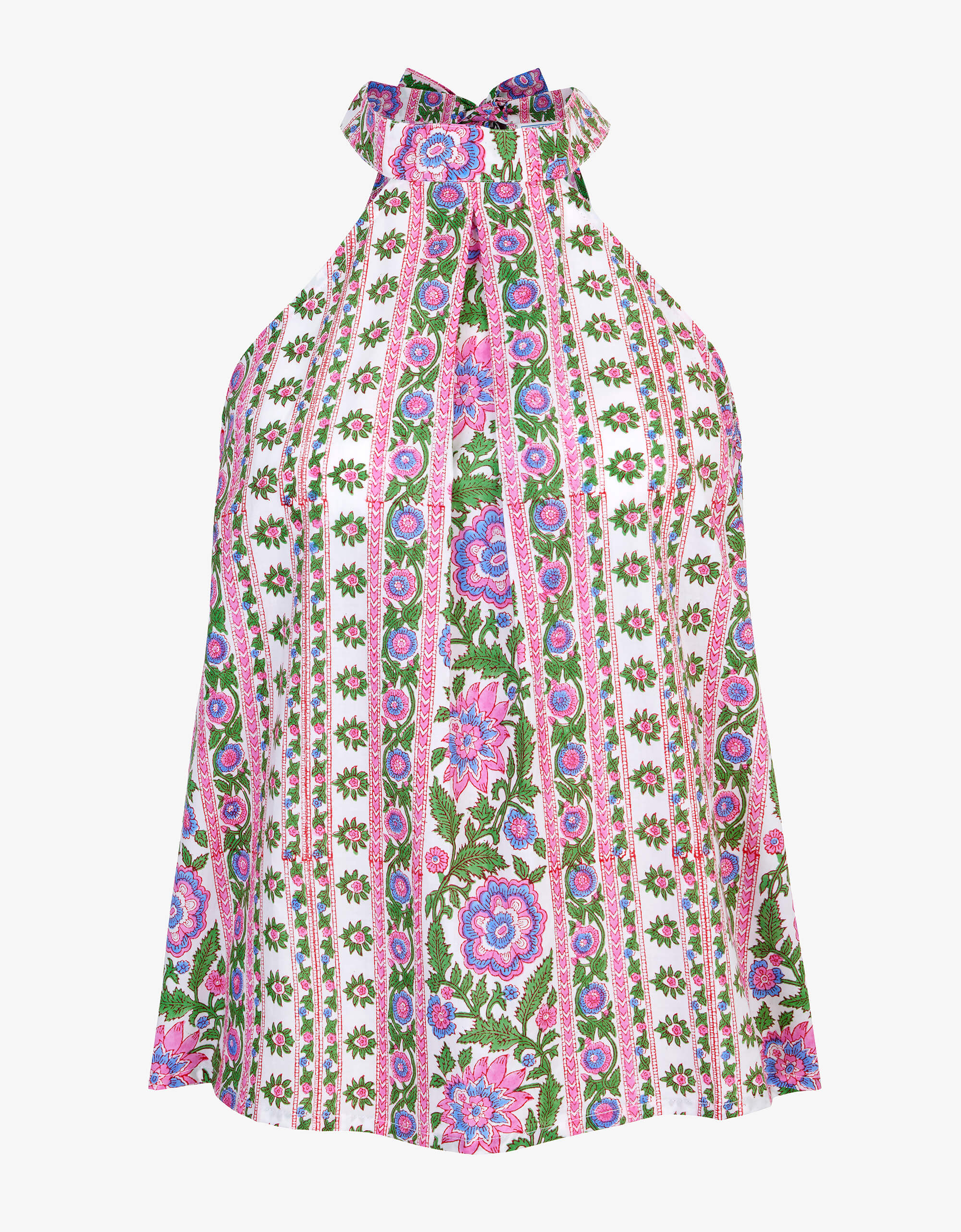 Pink City Prints Folk Border Julia Top