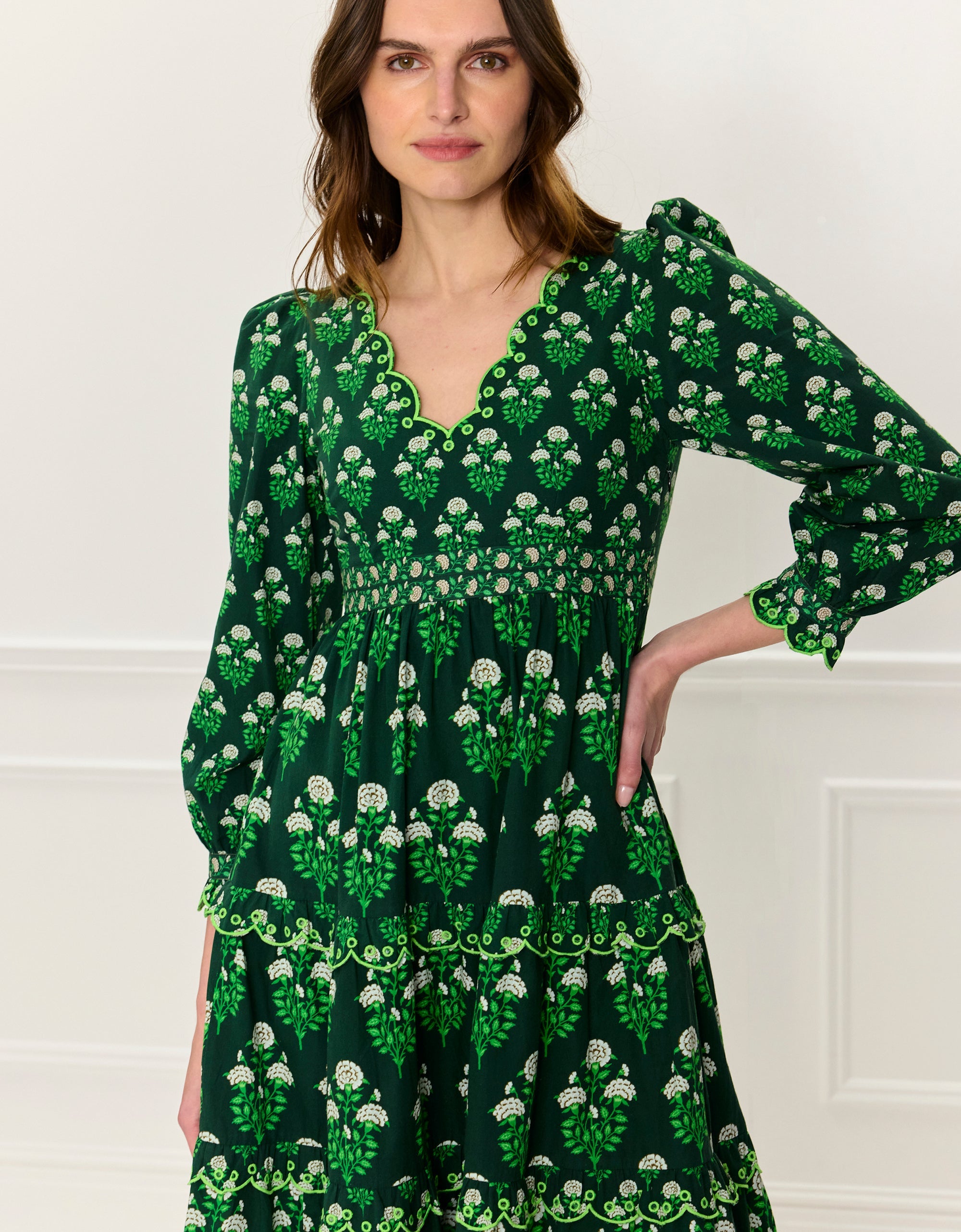 Pink City Prints Forest Buta Phoebe Dress