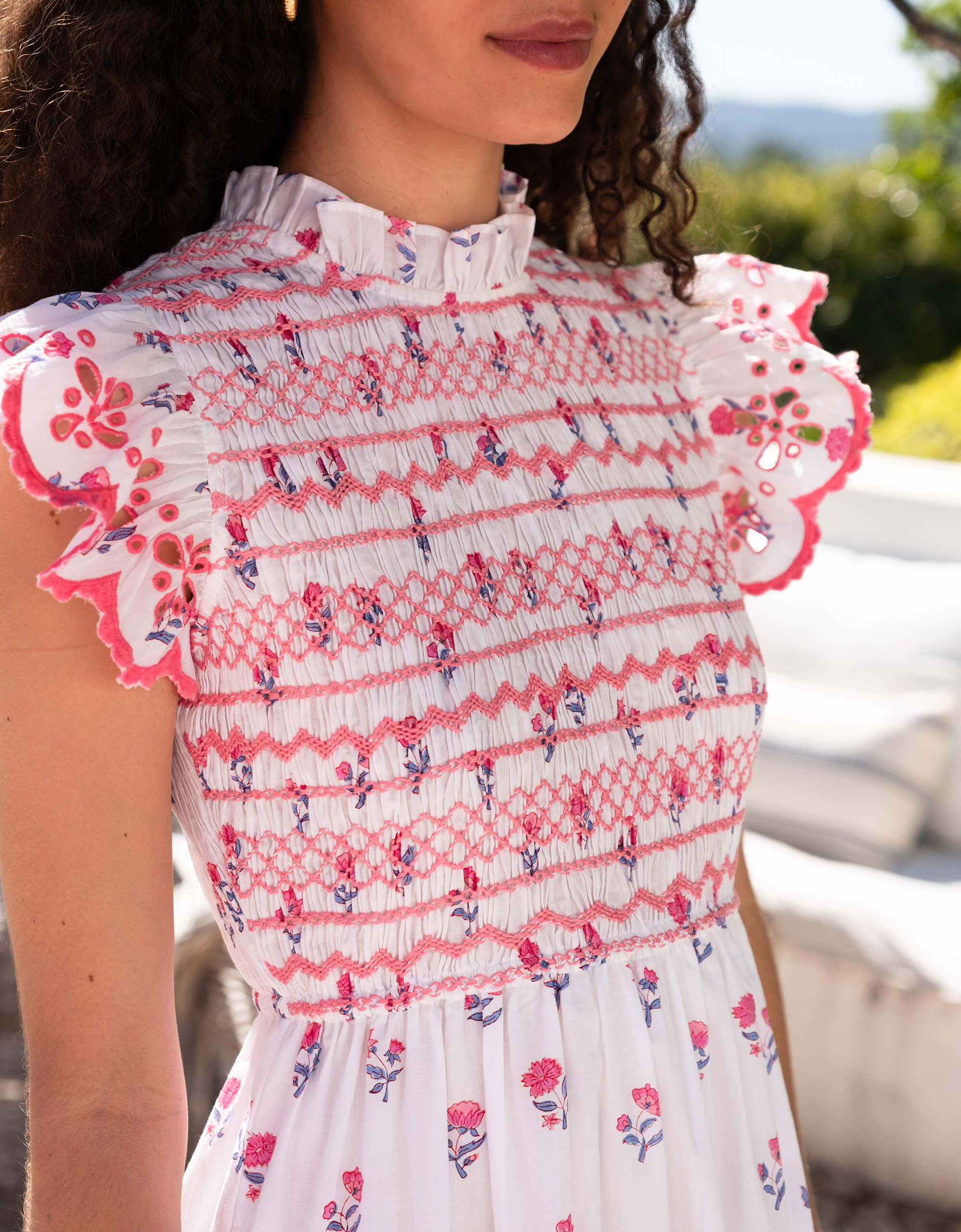 Pink City Prints Jaipur Ditsy Harper Dress