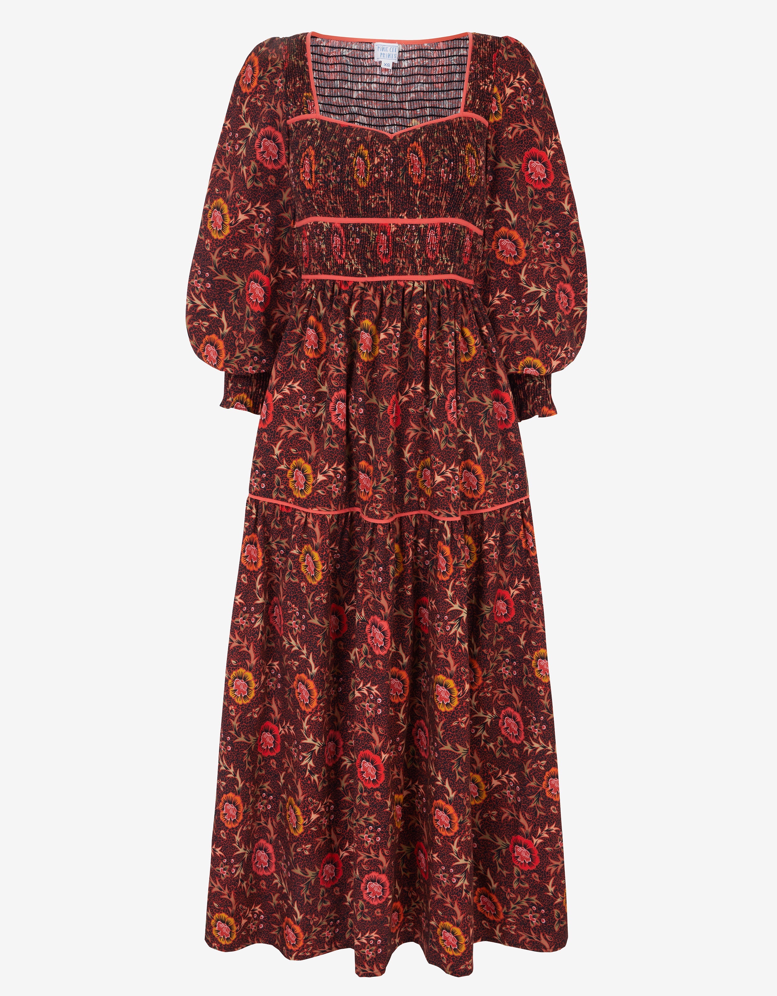 Pink City Prints Jakarta Floral Rachel Dress