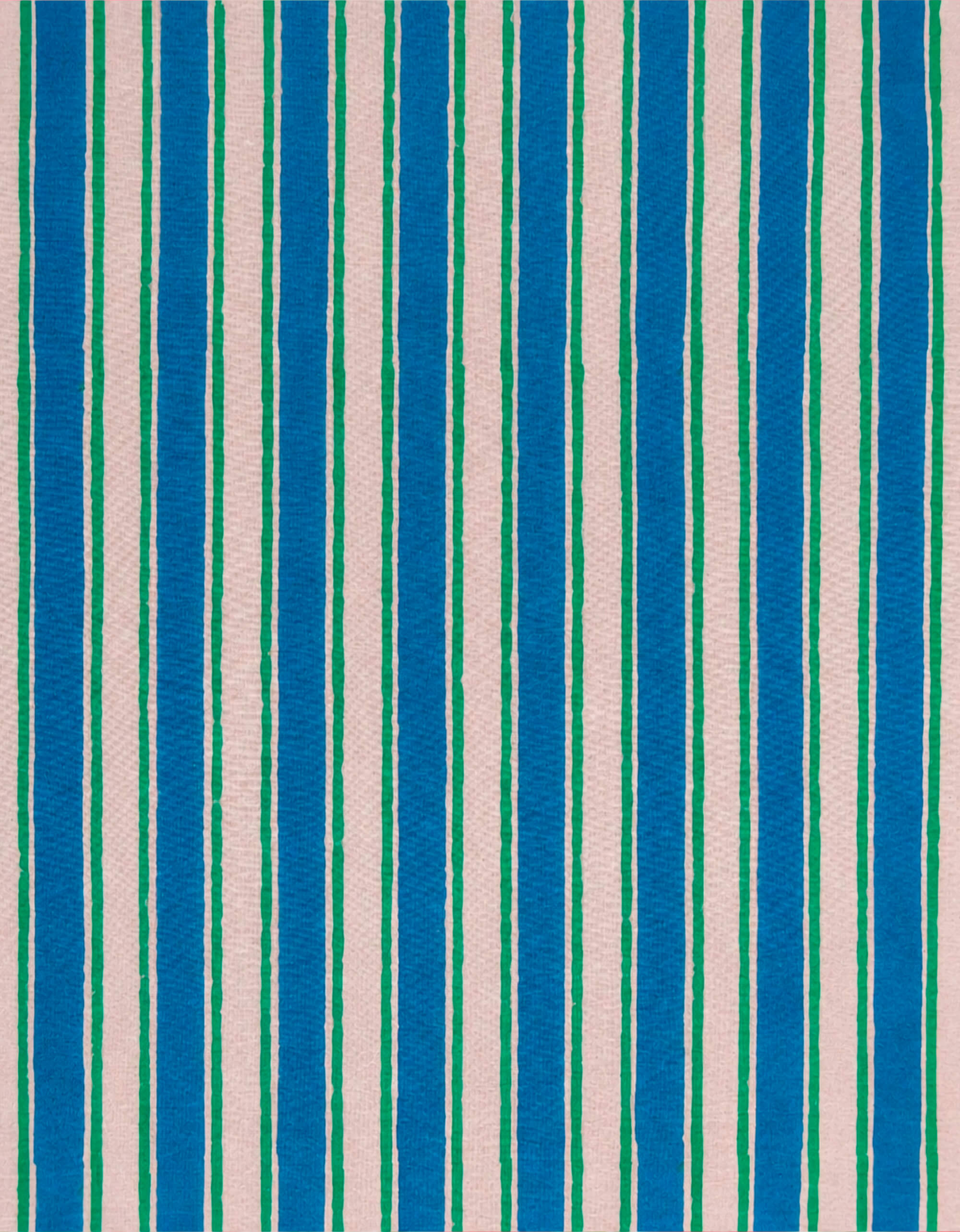 Pink City Prints Lagoon Stripe Ruffle Clutch