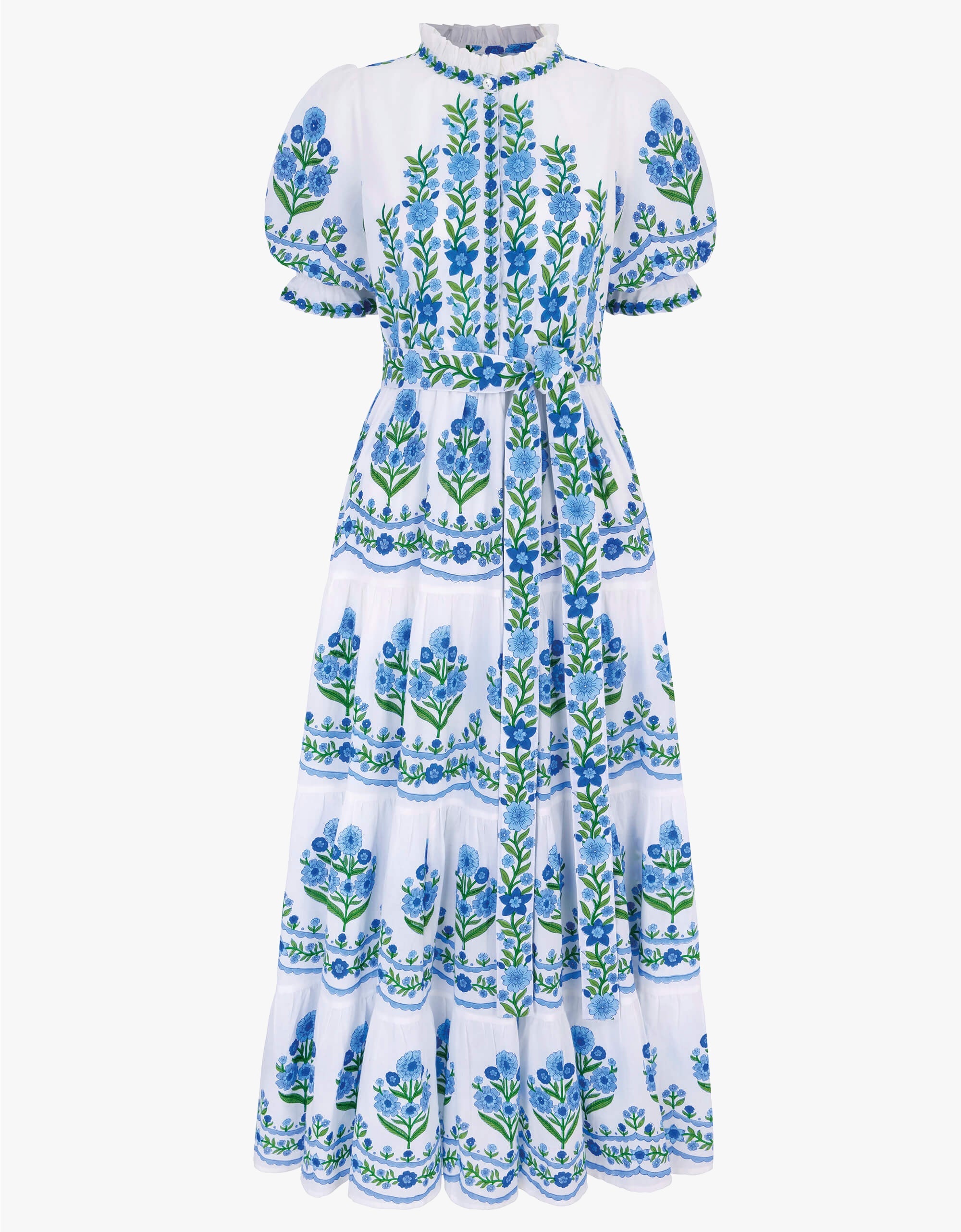 Pink City Prints Lapis Meadow Matilda Dress