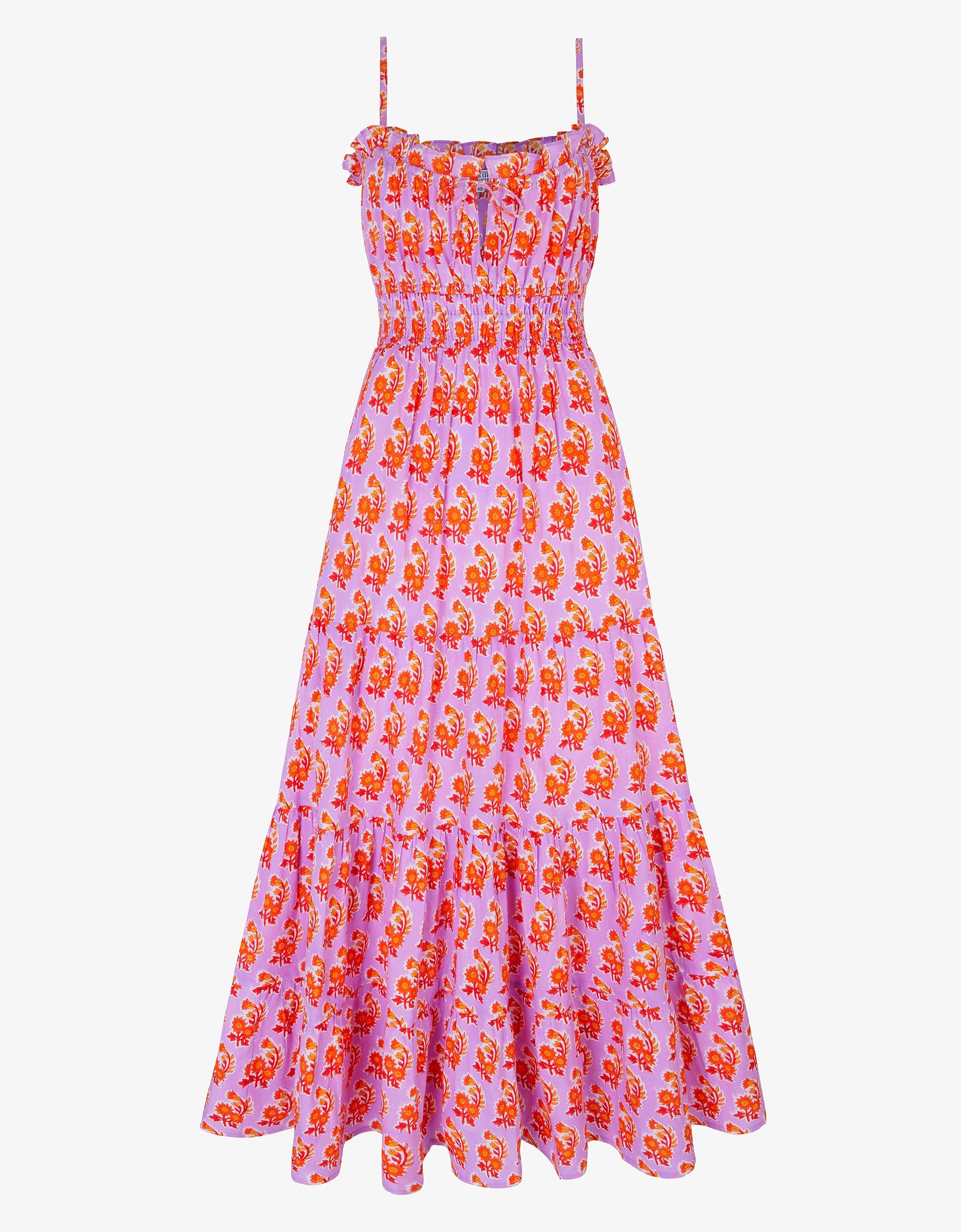 Pink City Prints Lilac Zinnia Seychelles Dress