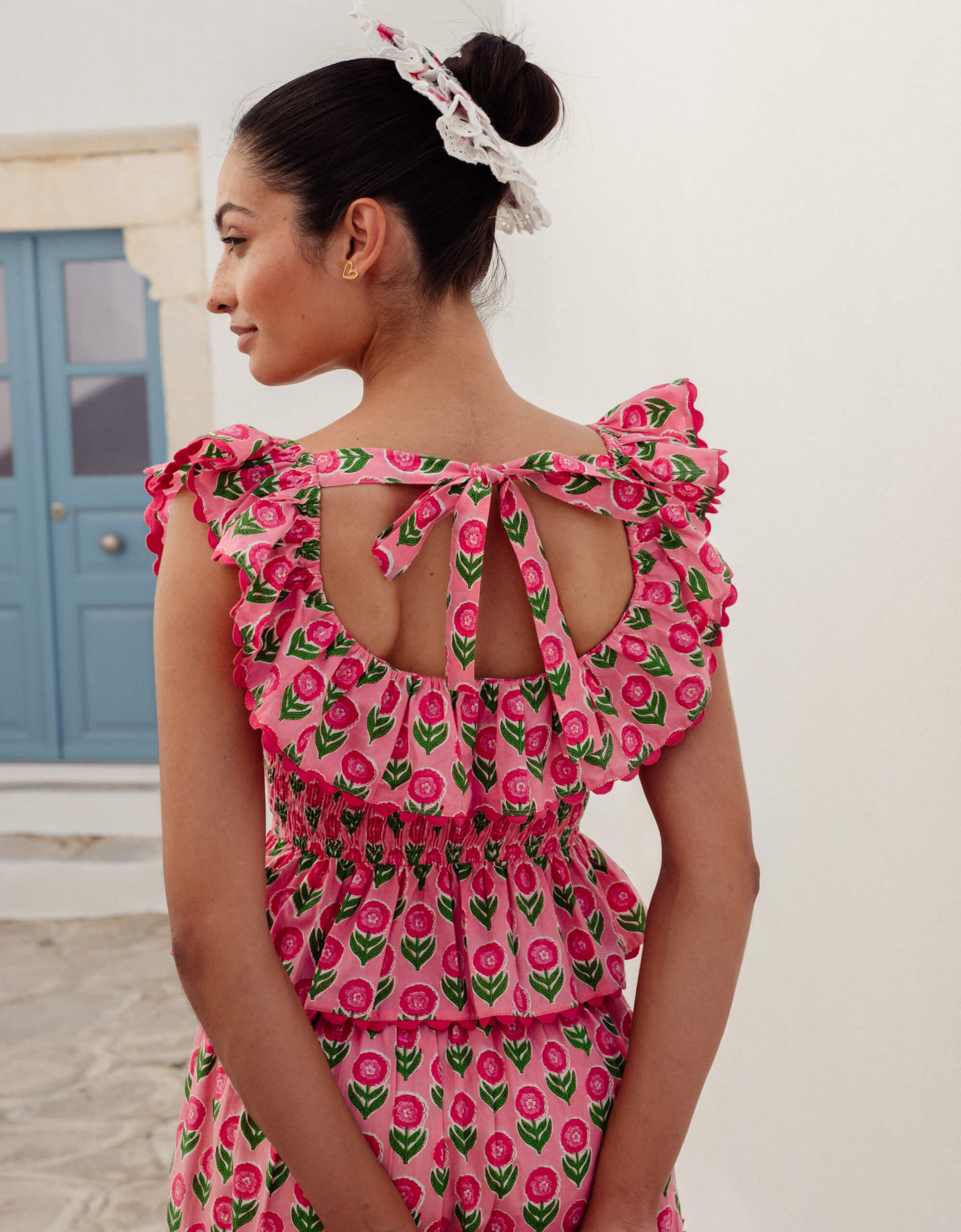 Pink City Prints Marigold Blush Susie Top