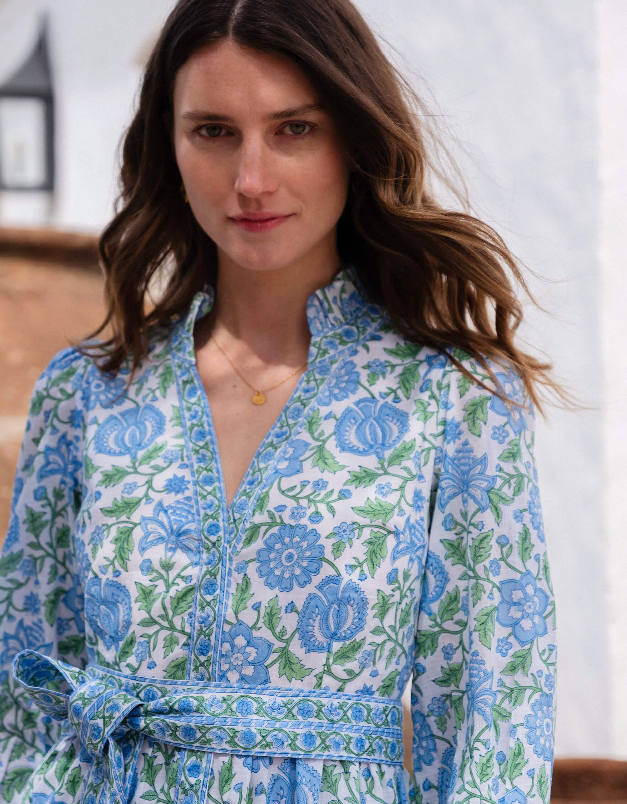 Pink City Prints Meadow Chintz Kerala Dress