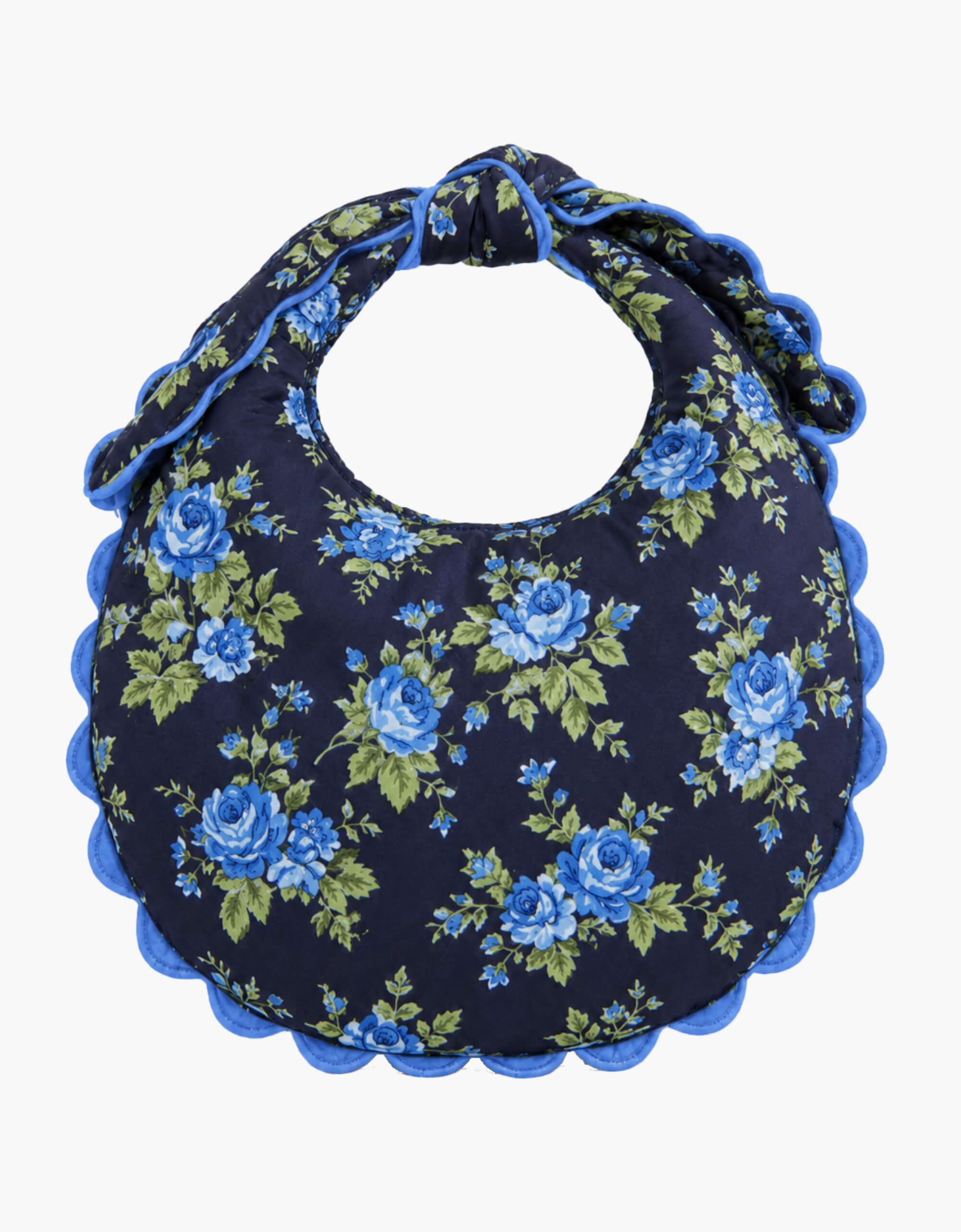 Pink City Prints Midnight Bouquet Scalloped Clutch