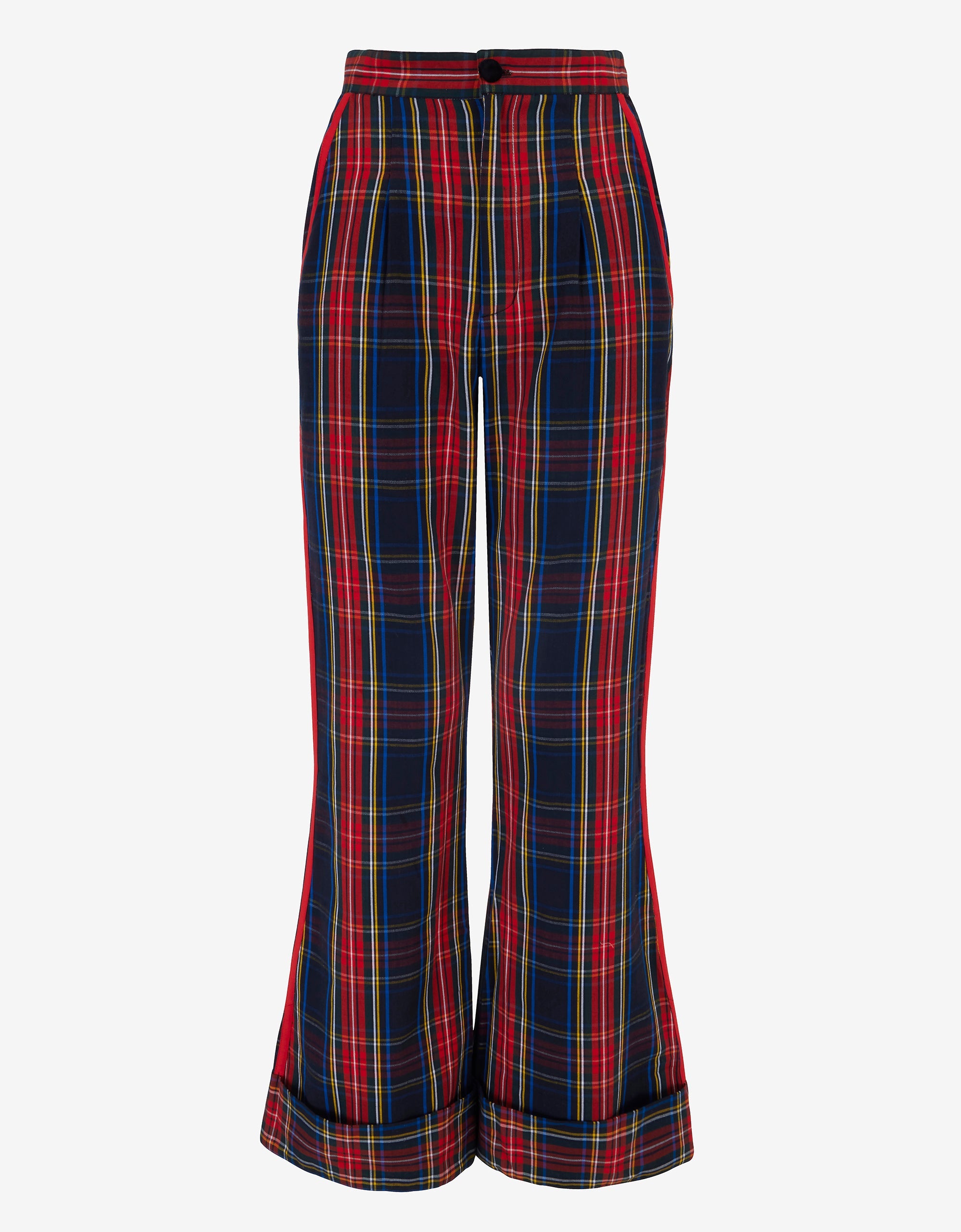Pink City Prints Midnight Tartan Romy Trousers