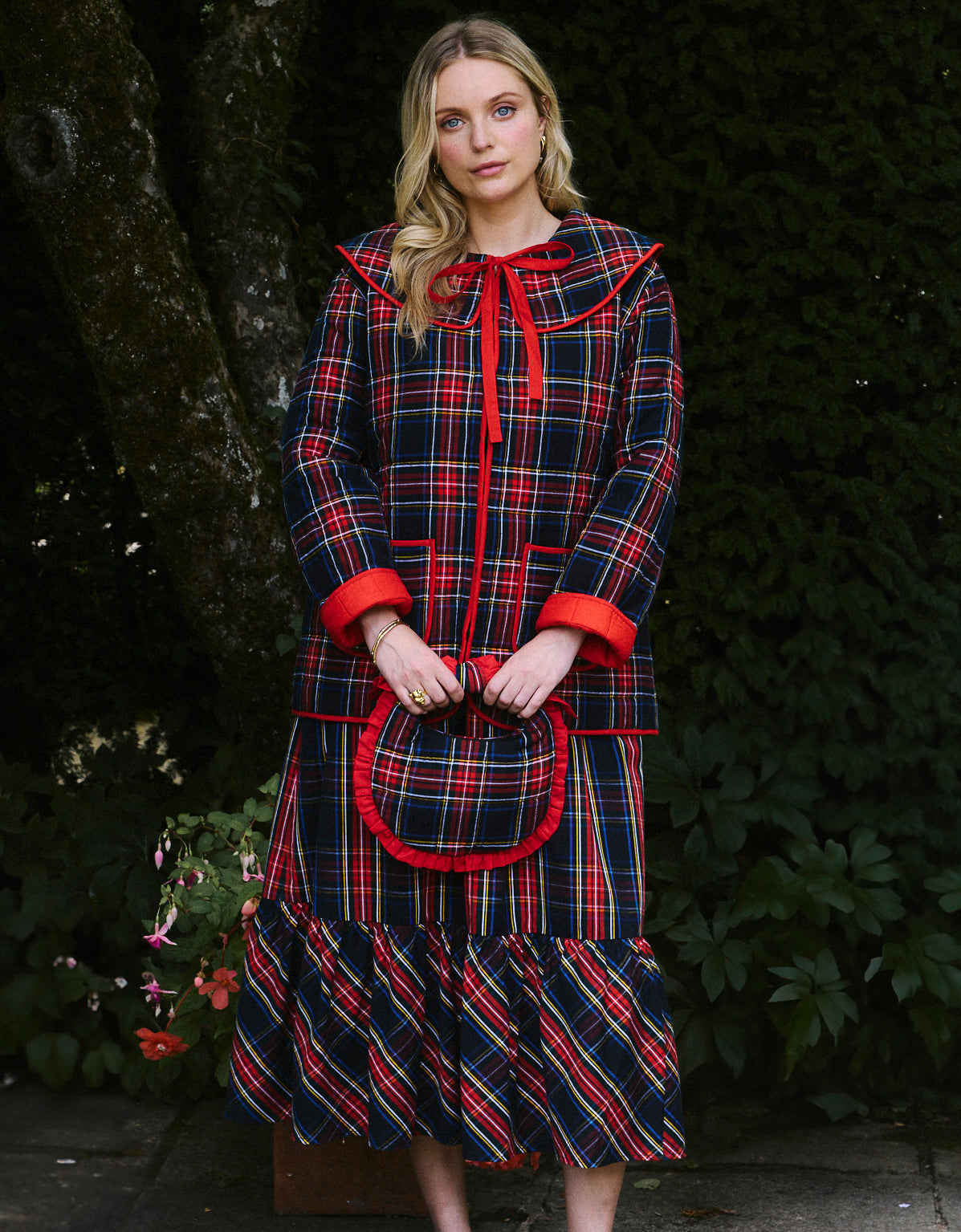 Pink City Prints Midnight Tartan Simone Jacket