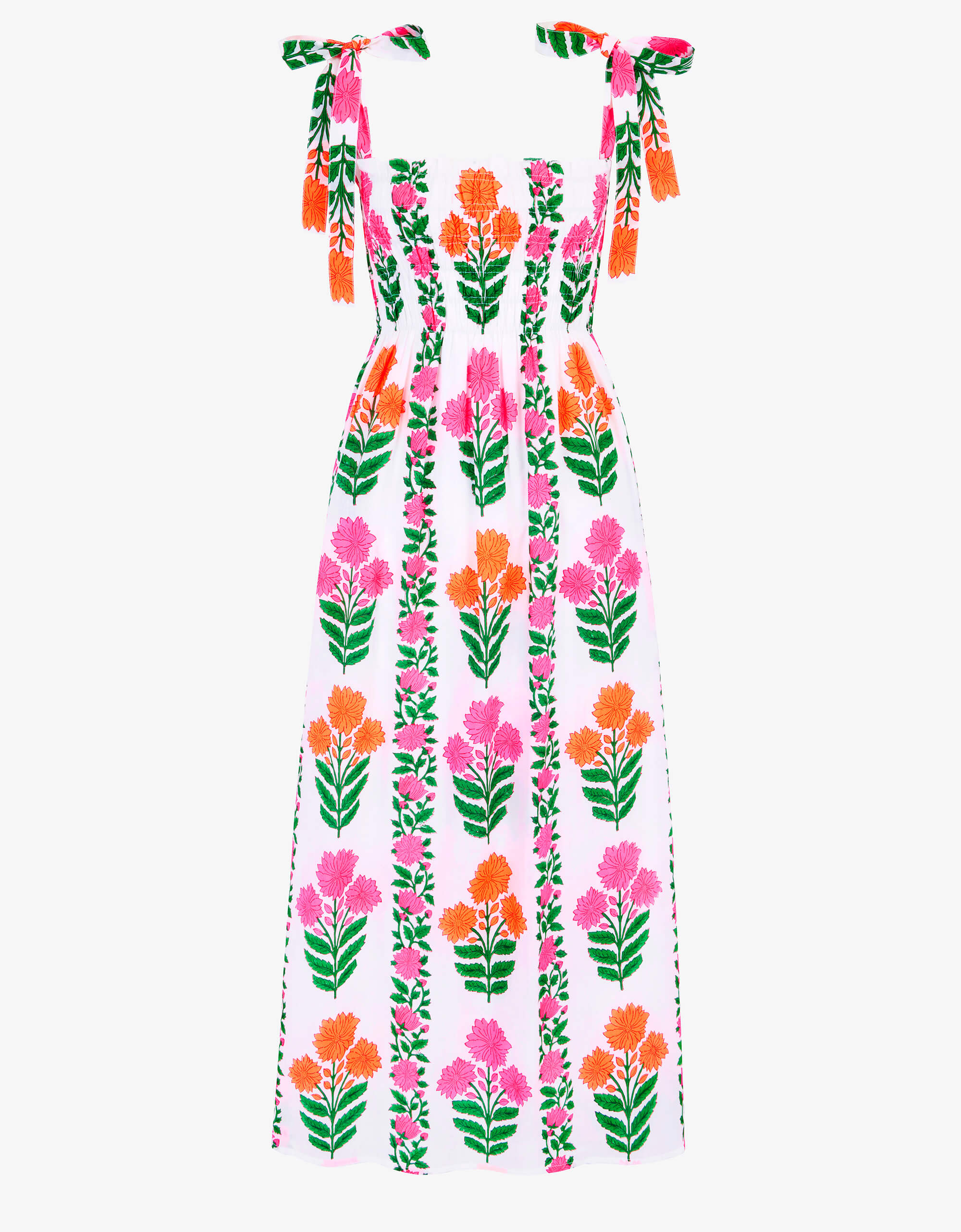 Pink City Prints Neon Border Martina Dress