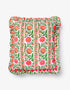 Pink City Prints Neon Border Ruffle Pillowcase