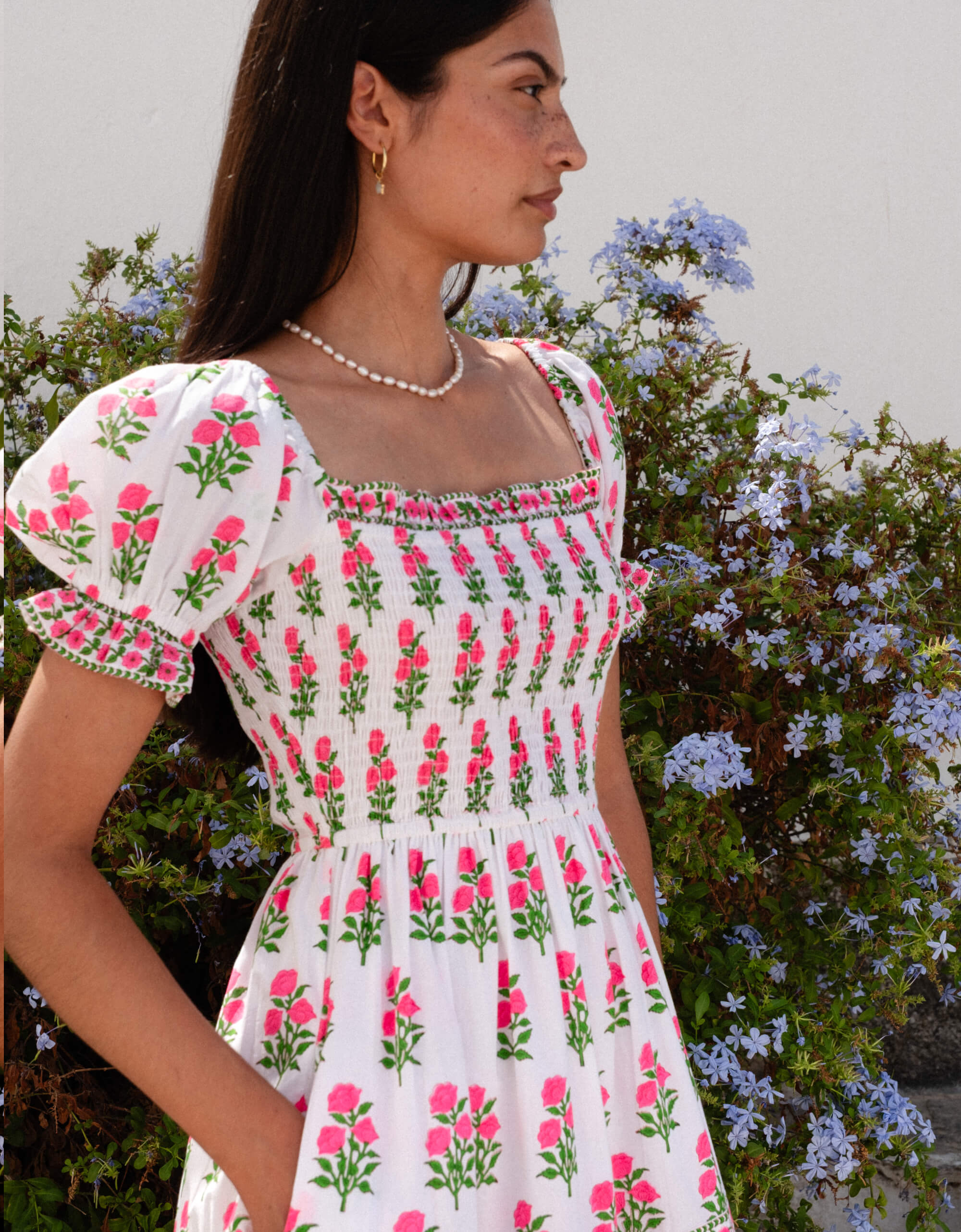 Pink City Prints Neon Buta Palermo Dress