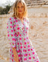 Pink City Prints Neon Camelia Sofia Dress