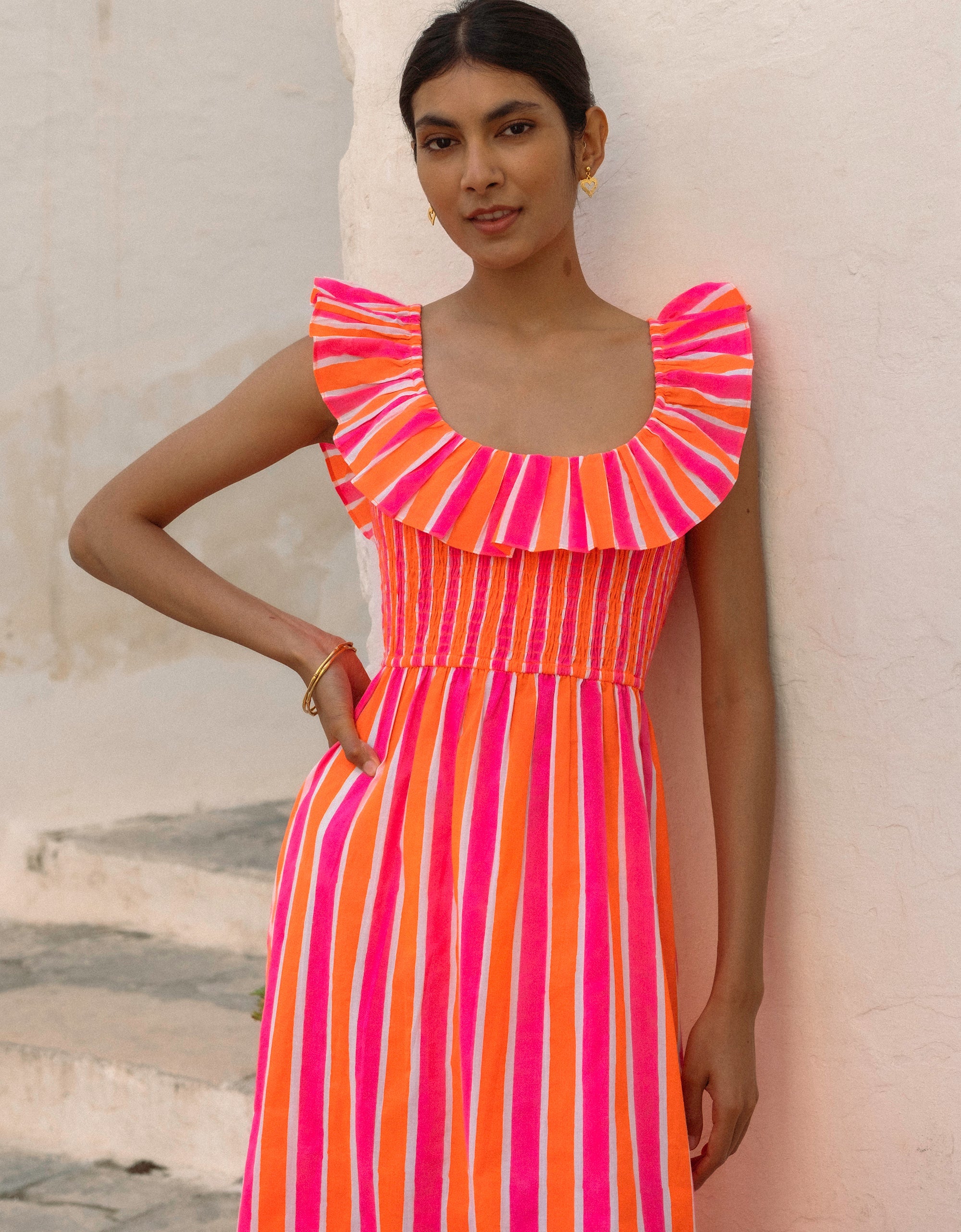 Pink City Prints Neon Sunset Susie Dress