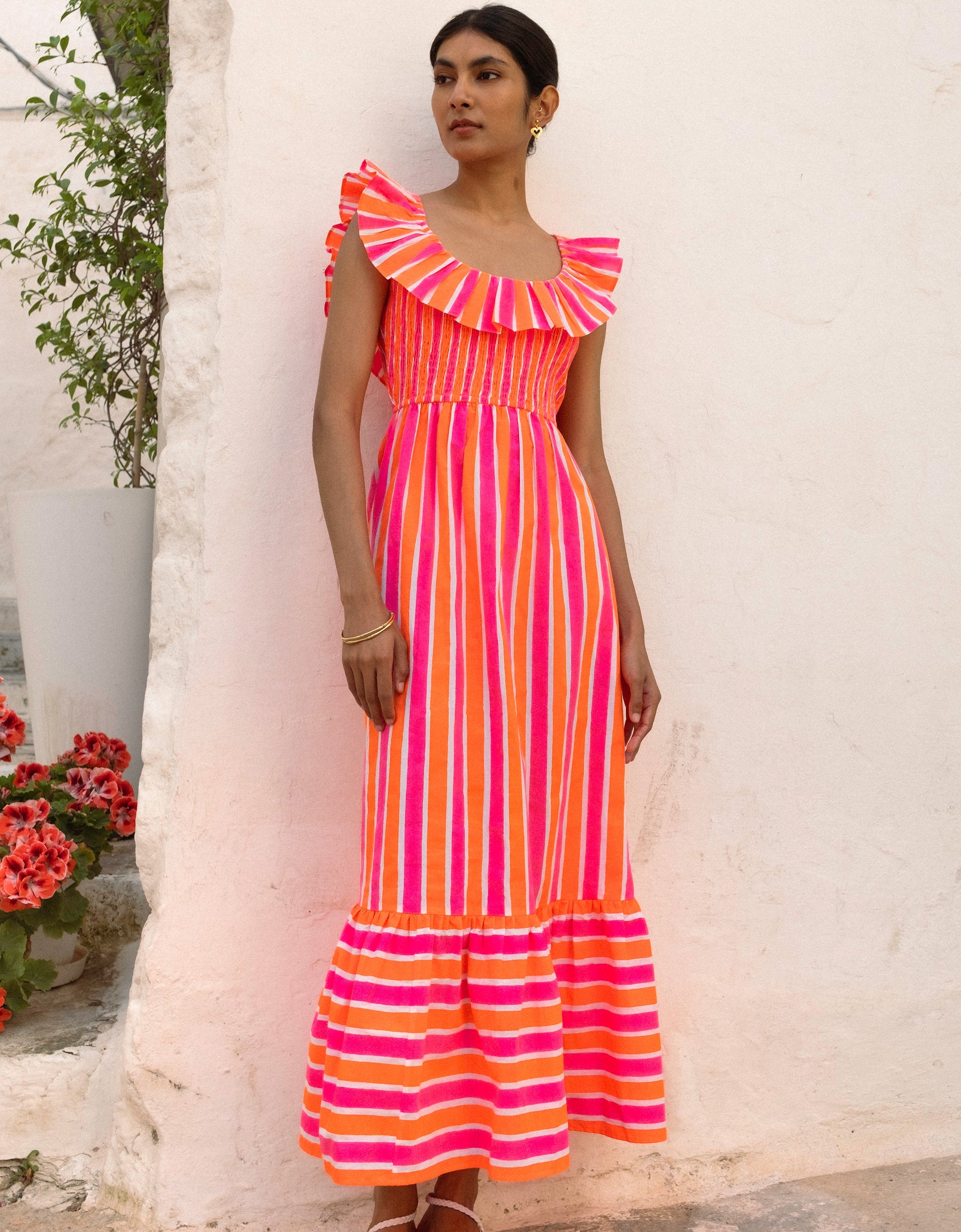 Pink City Prints Neon Sunset Susie Dress