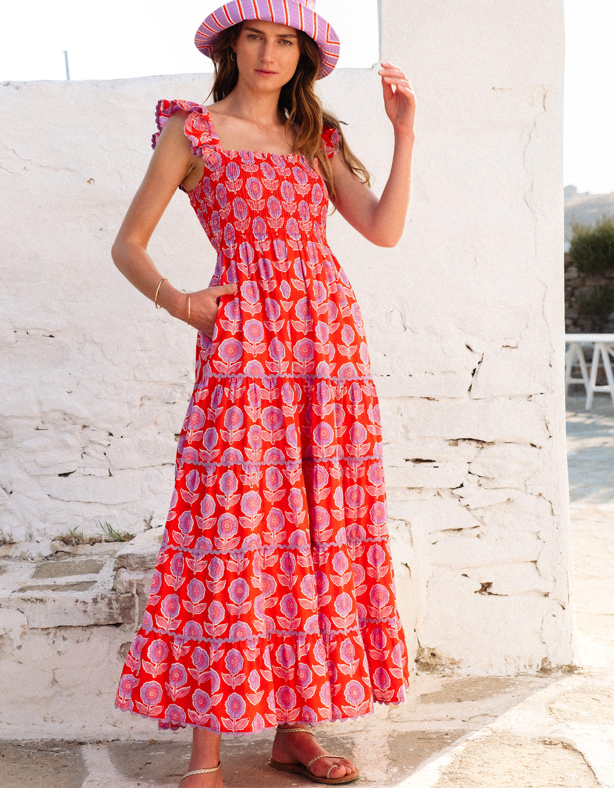 Pink City Prints Perfume Dahlia Jessica Dress