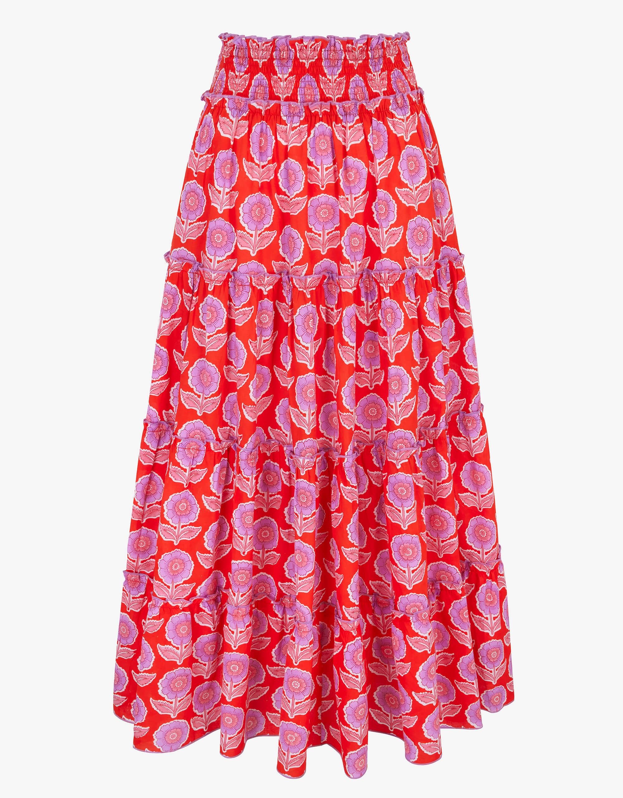 Pink City Prints Perfume Dahlia Rah Rah Skirt