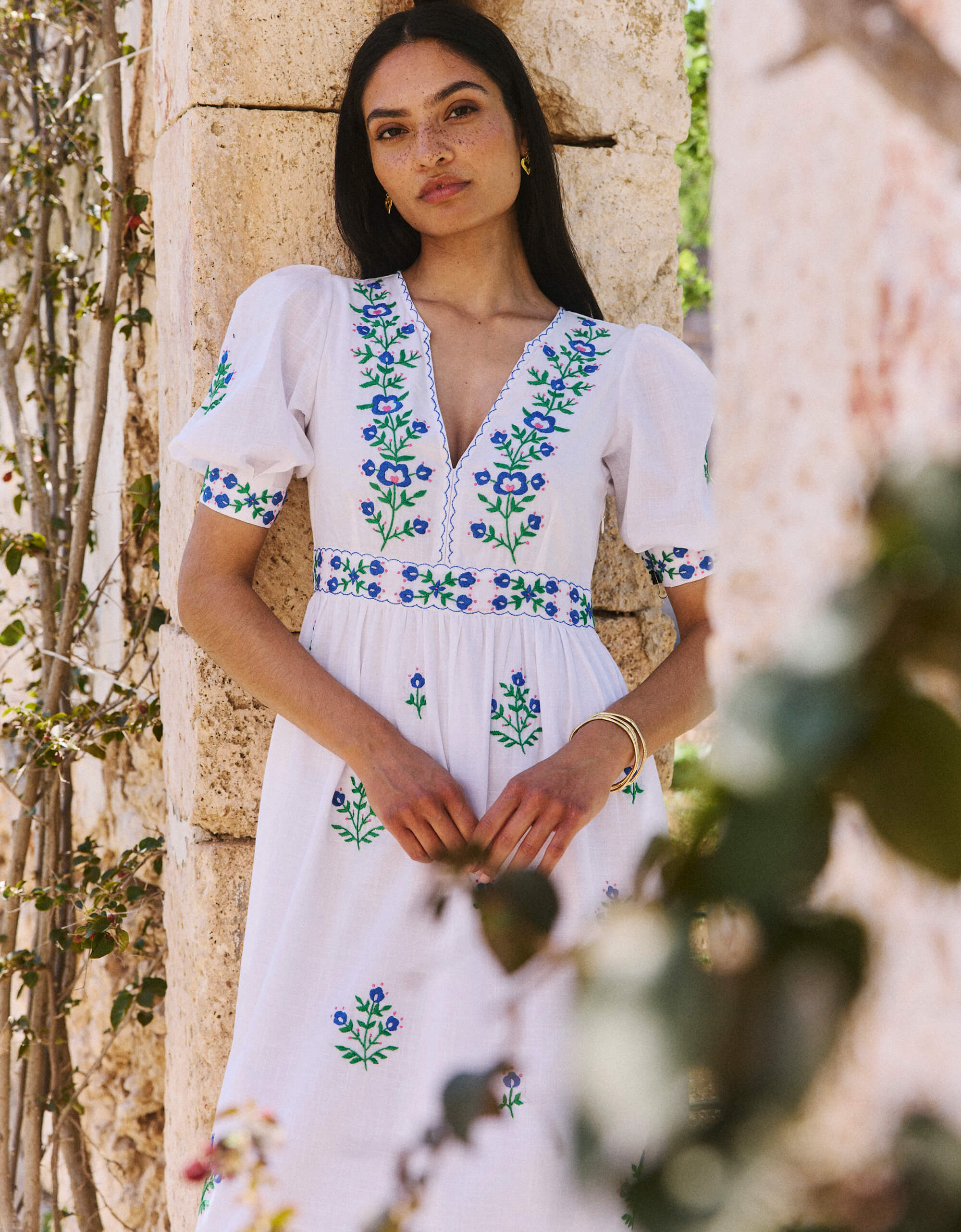 Pink City Prints Provencal Perfume Alicia Dress