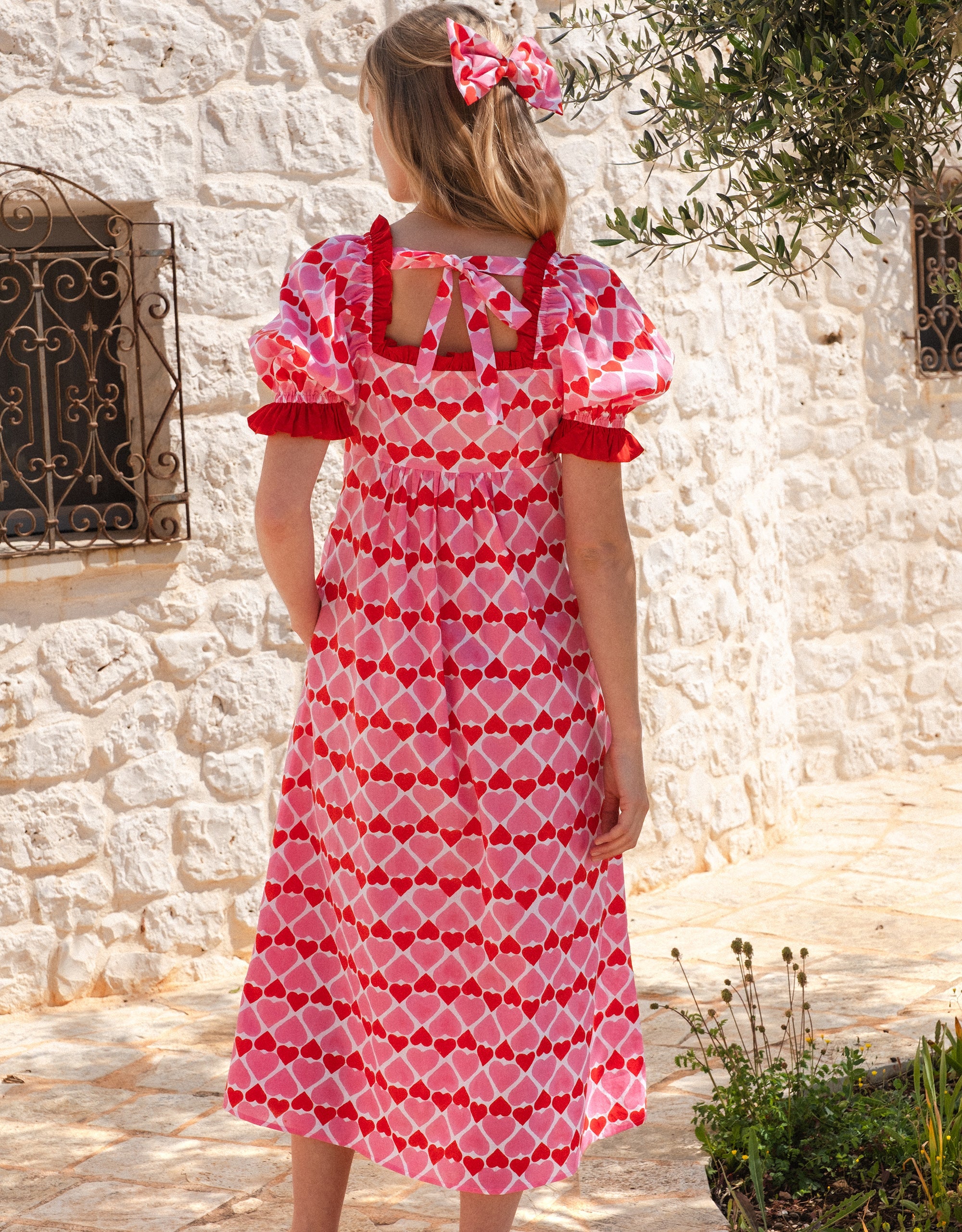 Pink City Prints Retro Loveheart Goa Dress