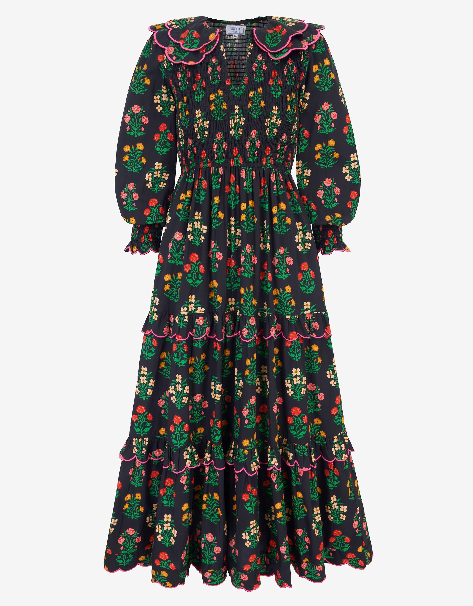 Pink City Prints Rose Buta Rita Dress