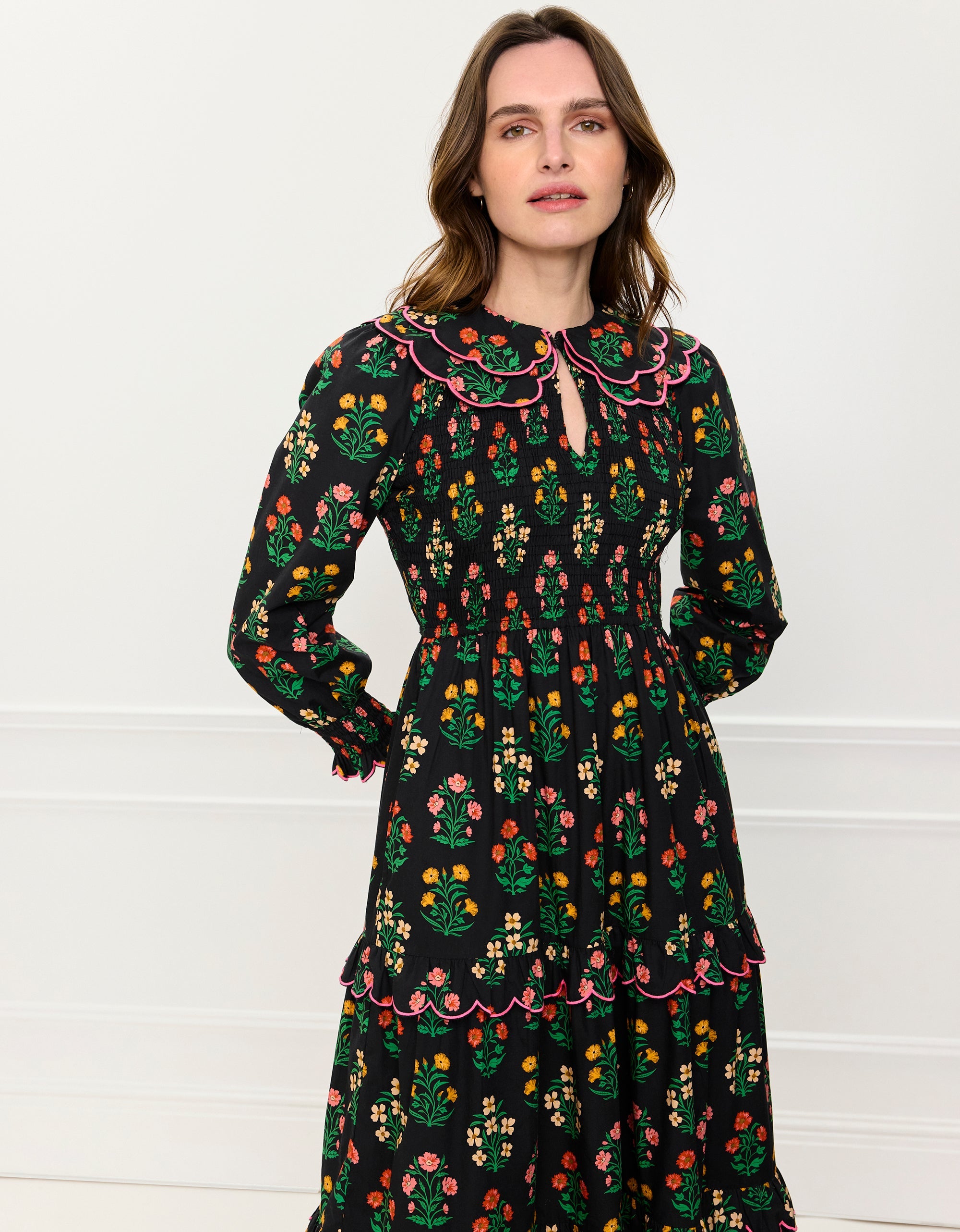 Pink City Prints Rose Buta Rita Dress