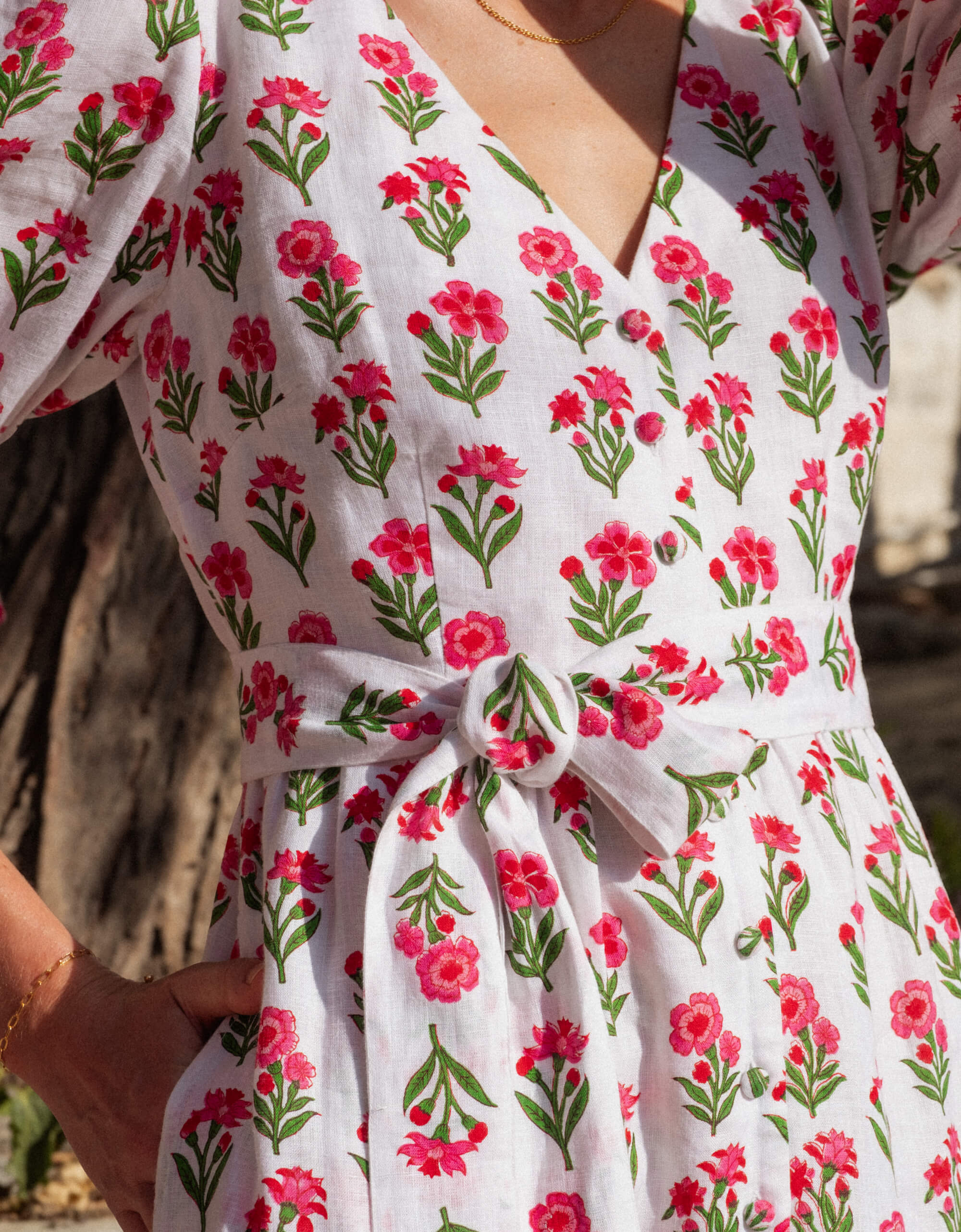 Pink City Prints Ruby Bloom Francis Dress