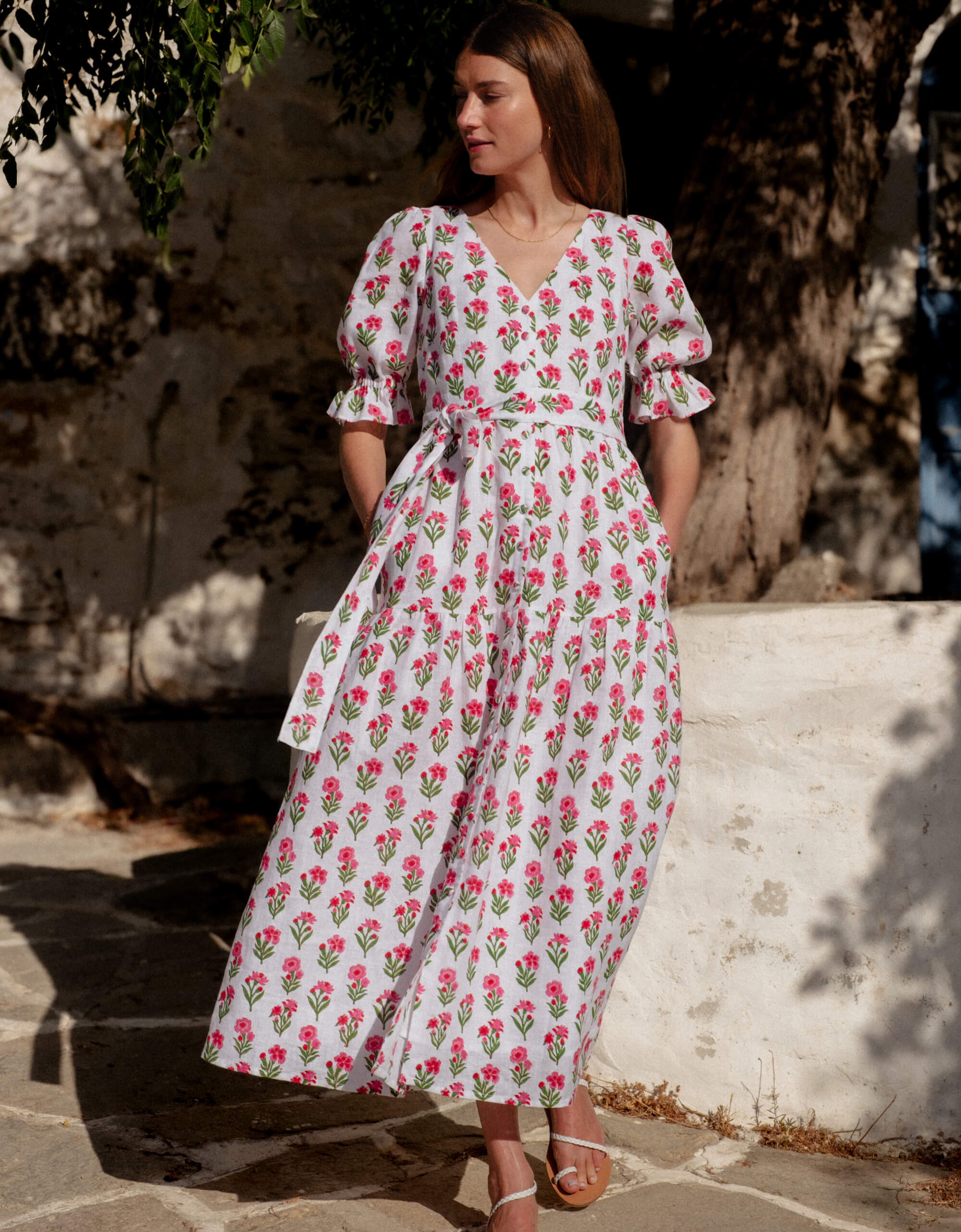Pink City Prints Ruby Bloom Francis Dress