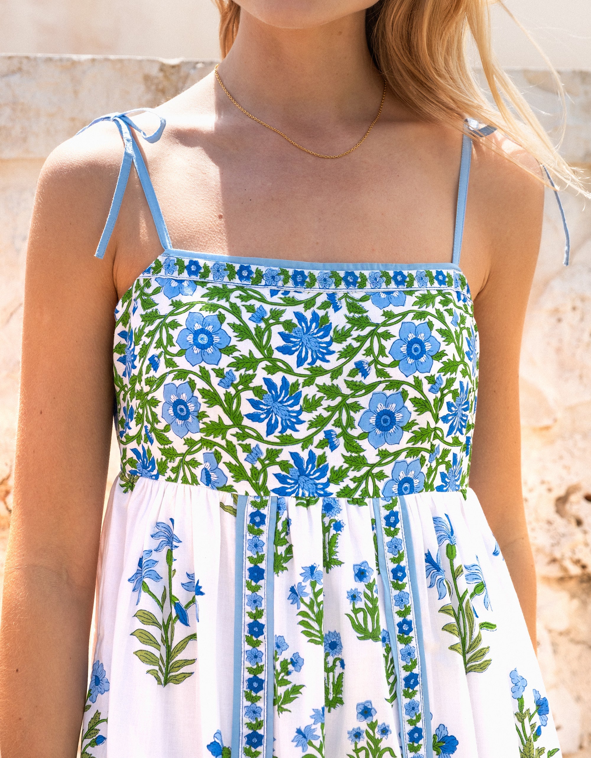 Pink City Prints Sky Lily Mix Aimee Dress