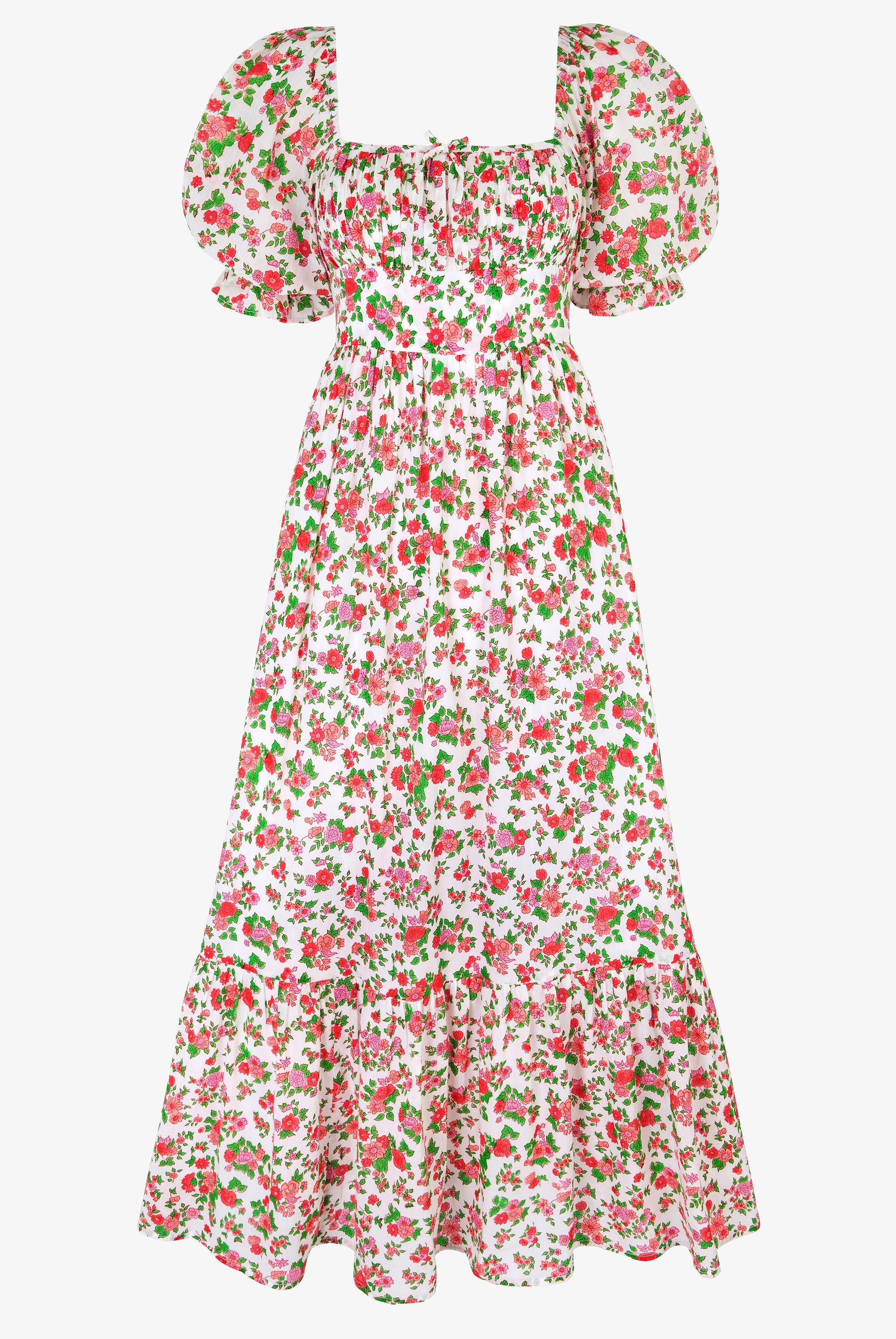 Pink City Prints Vintage Ditsy Simone Dress