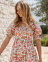 Pink City Prints Vintage Ditsy Simone Dress