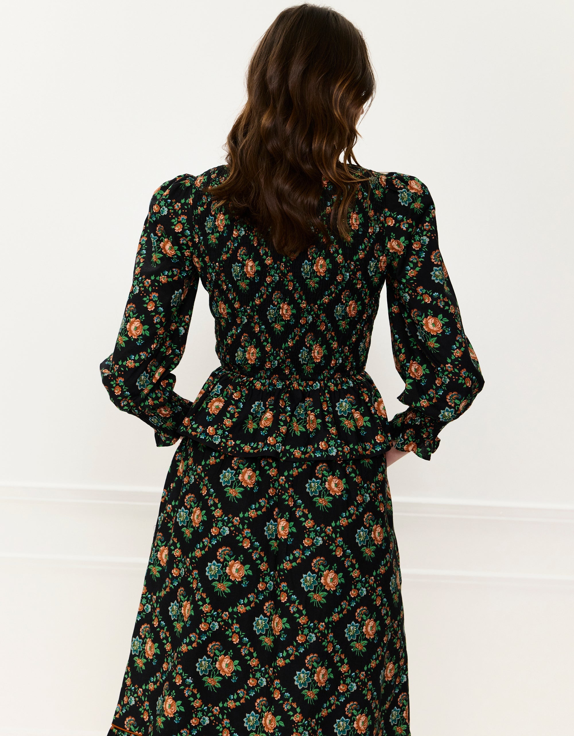 Pink City Prints Vintage Trellis Isabel Top