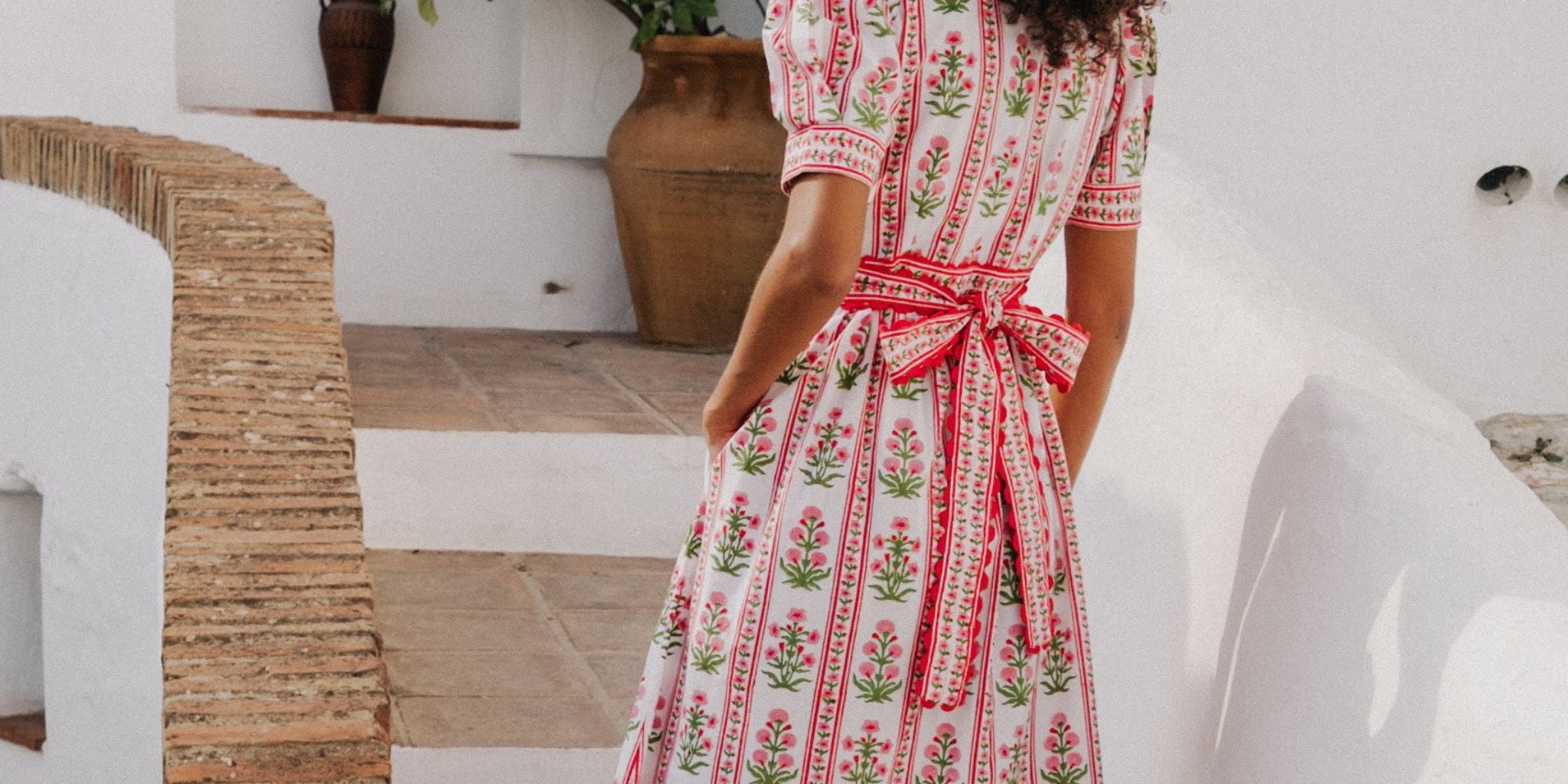 Pink Floral Dresses