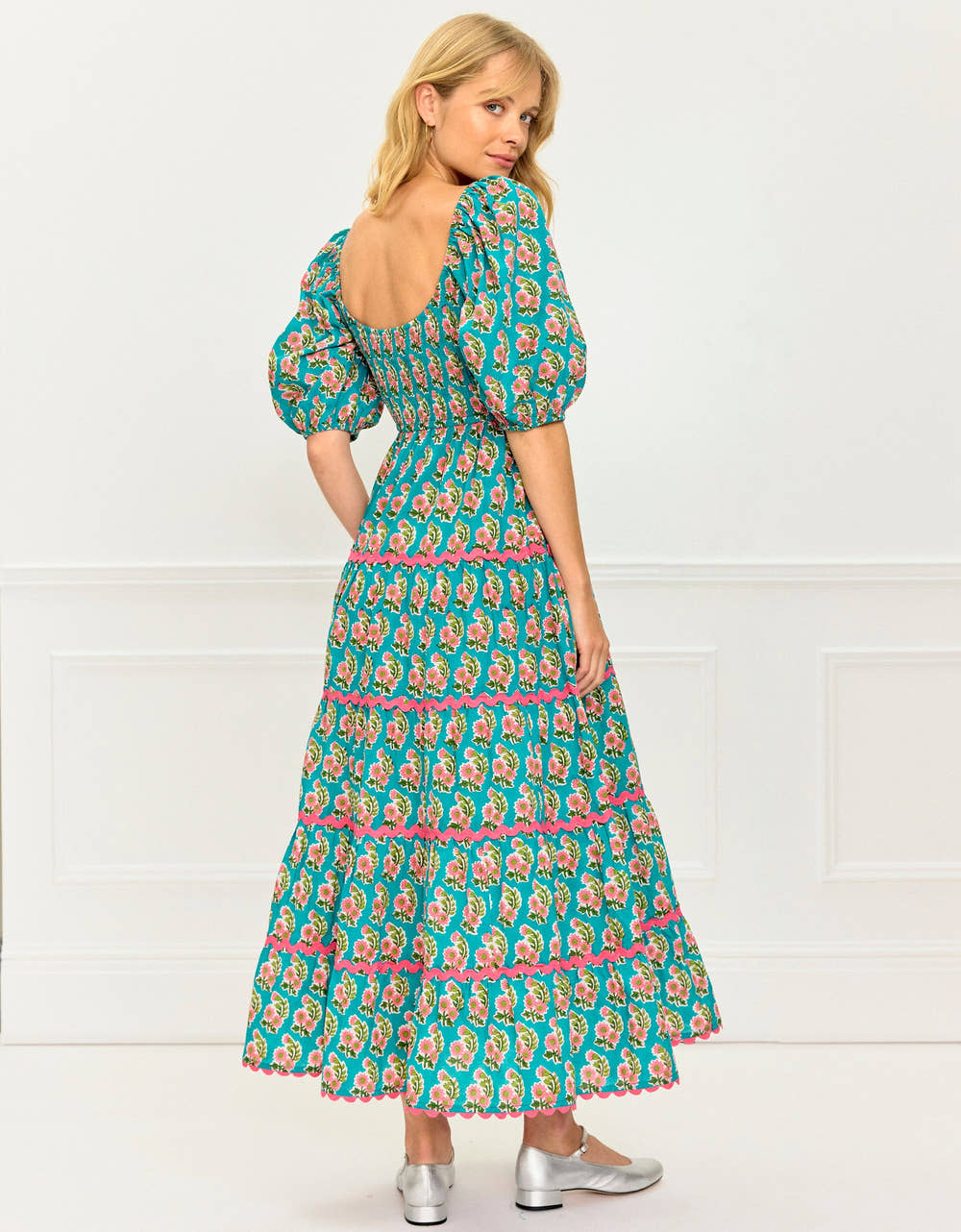 Pink City Prints Algarve Zinnia Angelina Dress