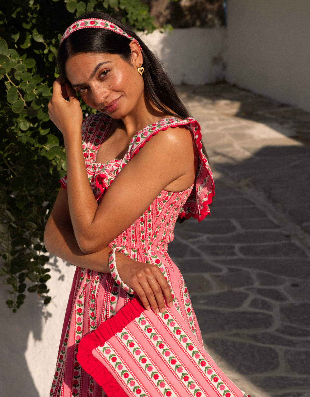 Pink City Prints Alpine Rose Carrie Dress