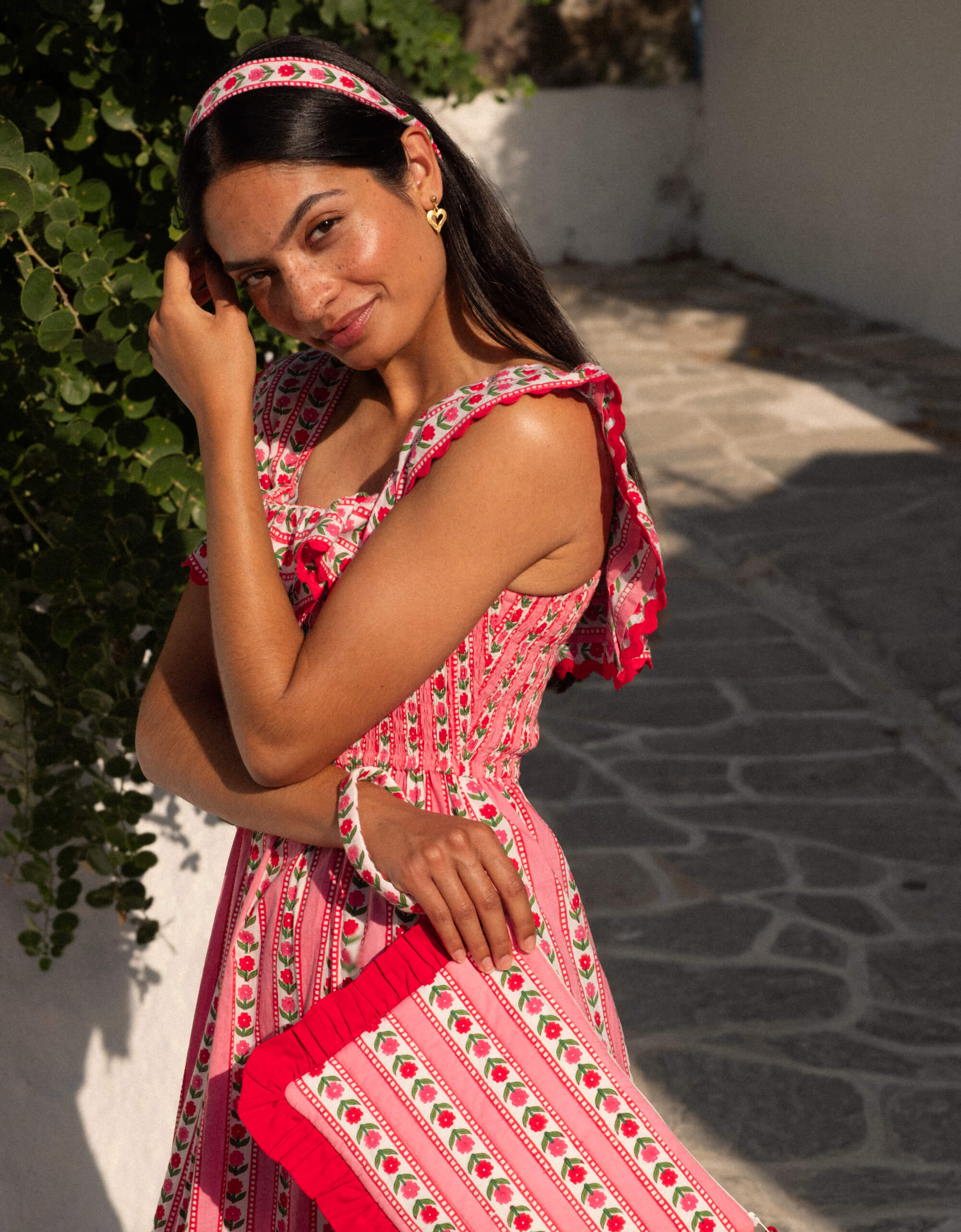 Pink City Prints Alpine Rose Carrie Dress