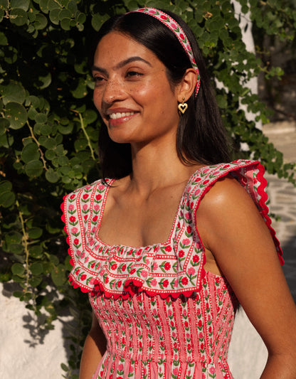 Pink City Prints Alpine Rose Carrie Dress